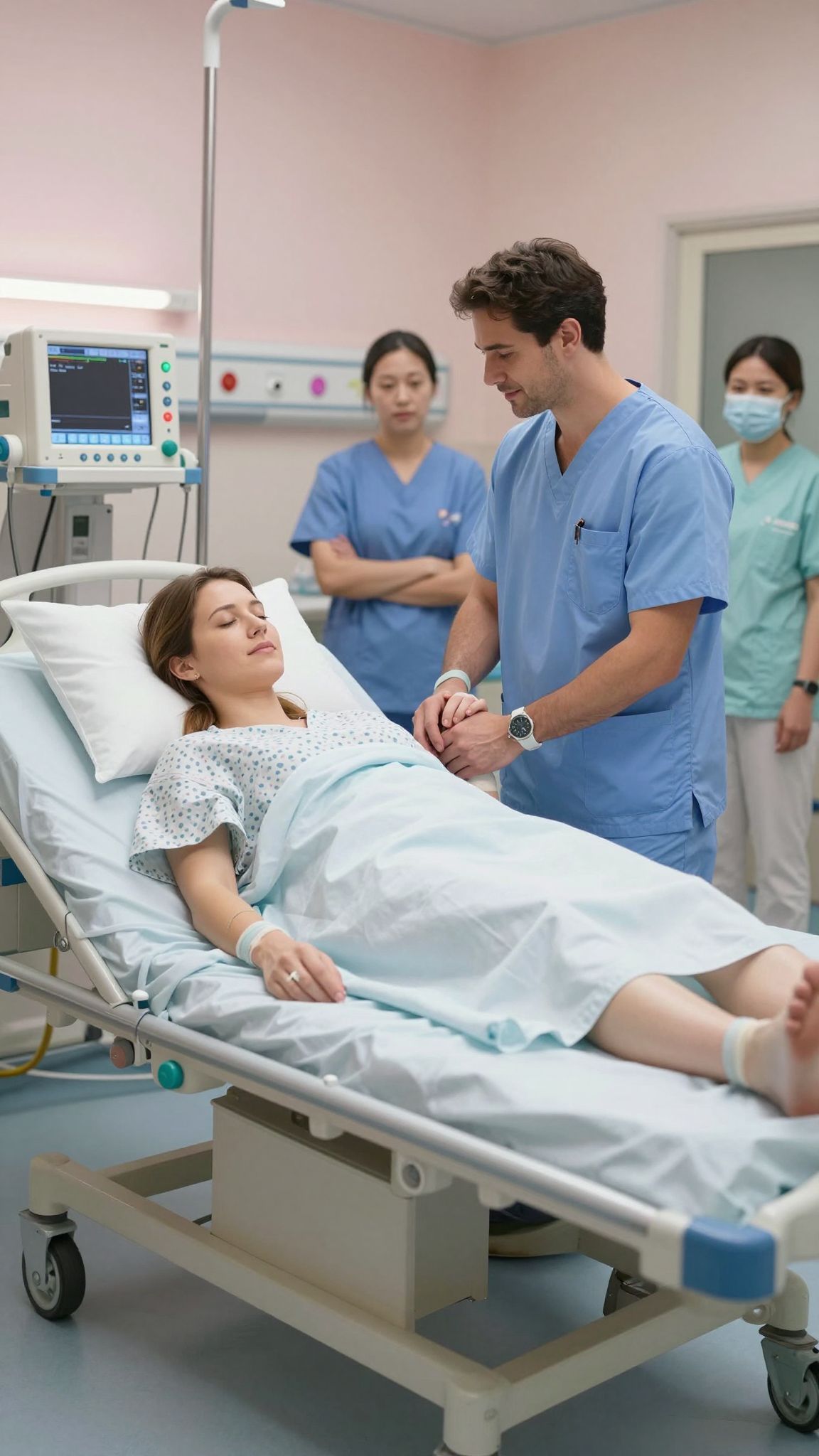 A császármetszés során az apa jelenléte támogató lehet.