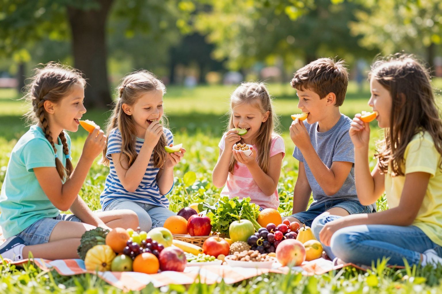 A növényi étrend segíti a gyerekek fejlődését.