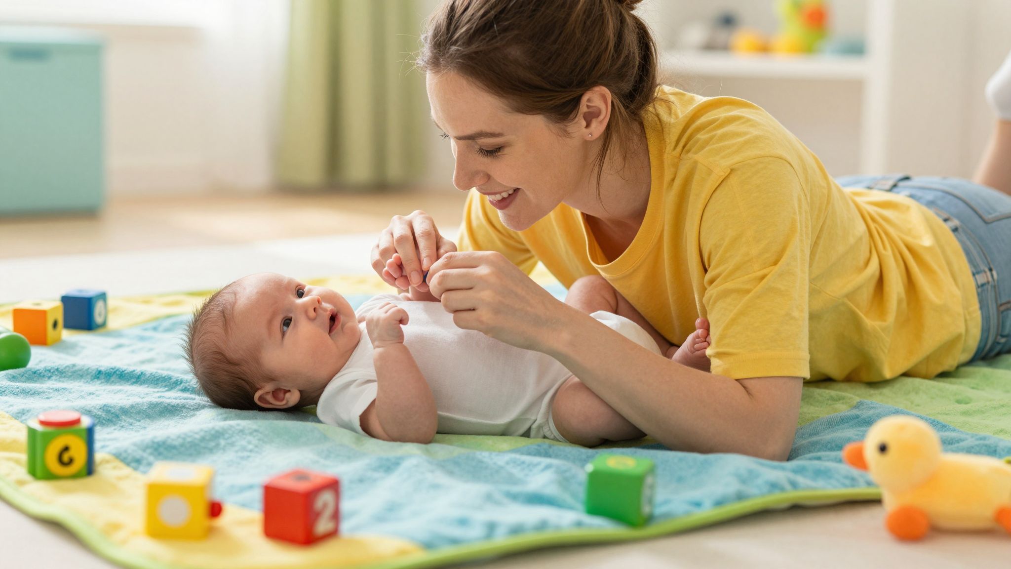 A hason fekvés javítja a kézügyességet és koordinációt.
