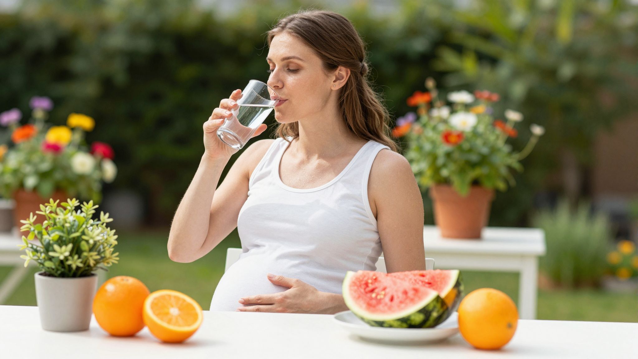 A megfelelő hidratáltság elengedhetetlen a várandósság alatt.