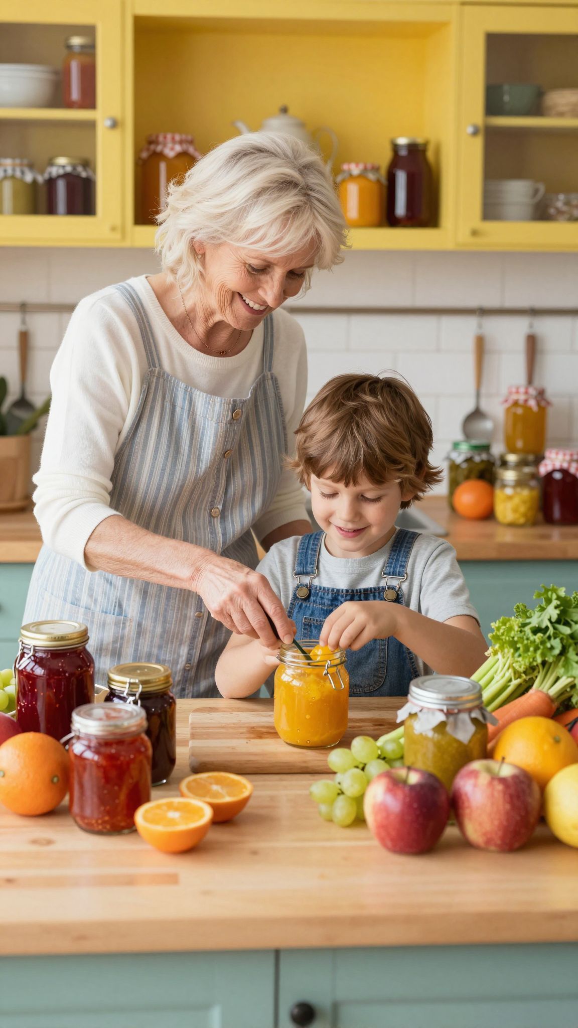 A kamra jól szervezett tárolása megkönnyíti a főzést.