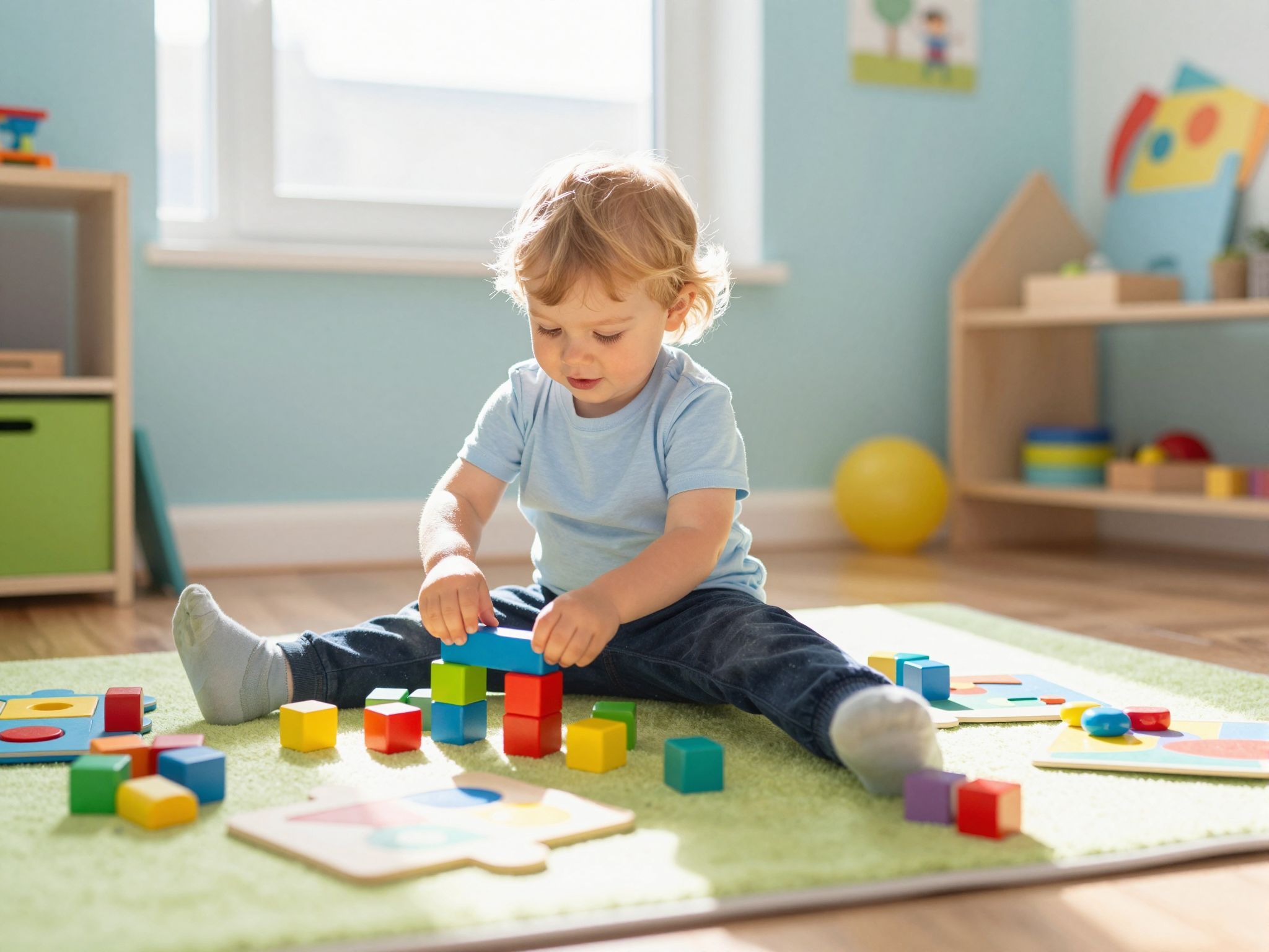 A kétévesek már aktívan keresik önállóságukat a játékban.