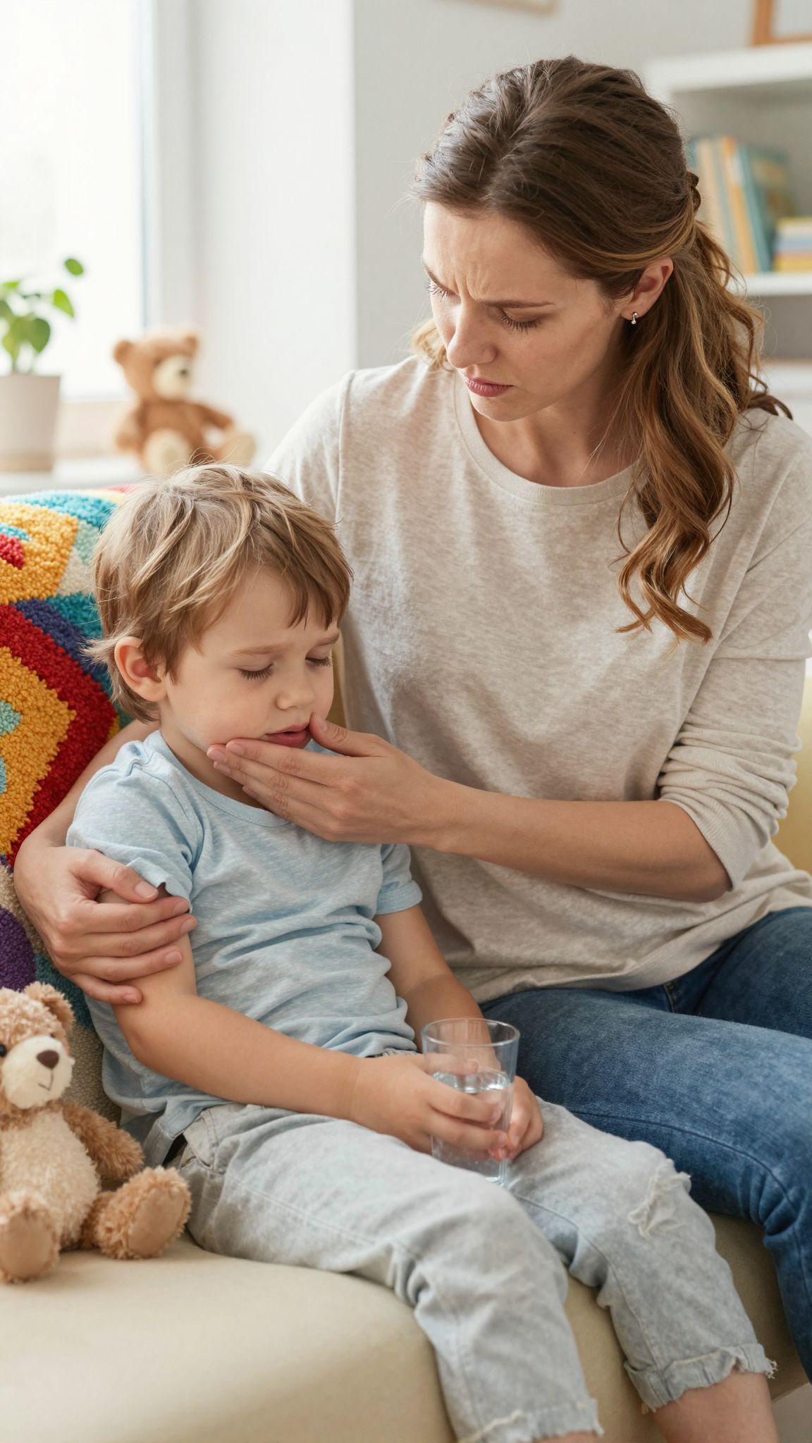 A kiszáradás jelei: száj- és bőr kiszáradása.