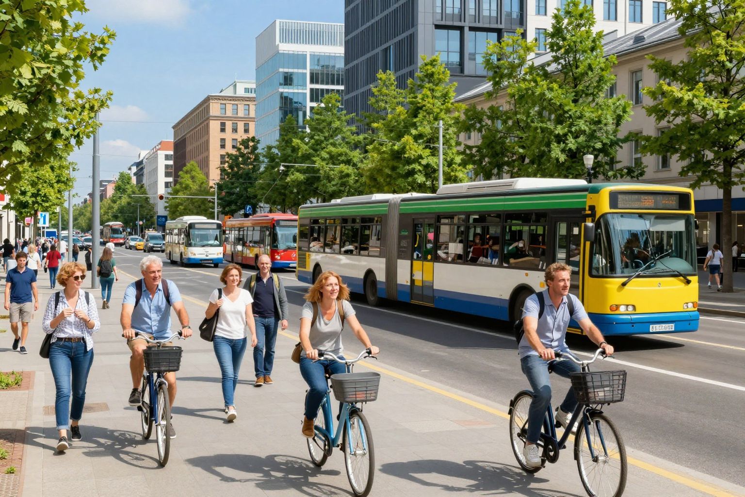 A közlekedés fejlesztése javítja az életminőséget és mobilitást.