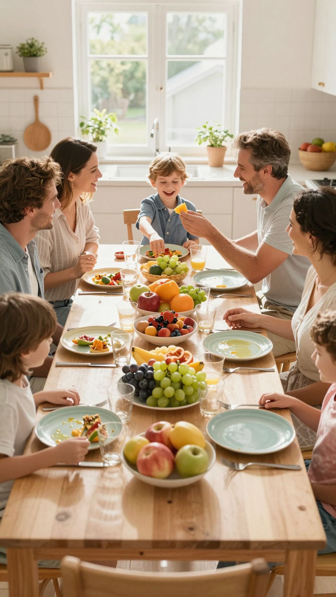 A közös étkezések erősítik a családi kötelékeket.