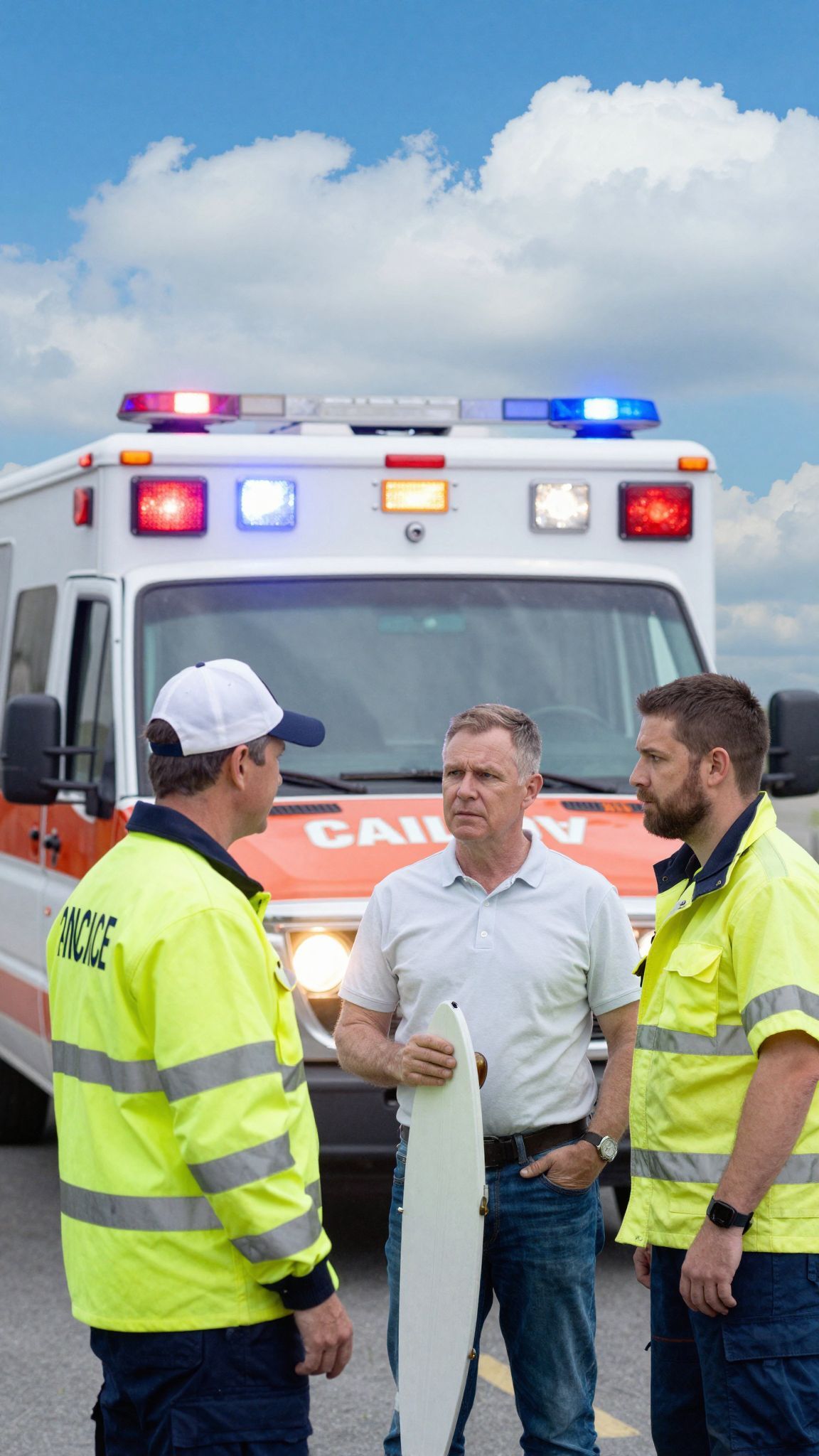 A mentőautó fogadása gyorsítja a sürgősségi beavatkozást.