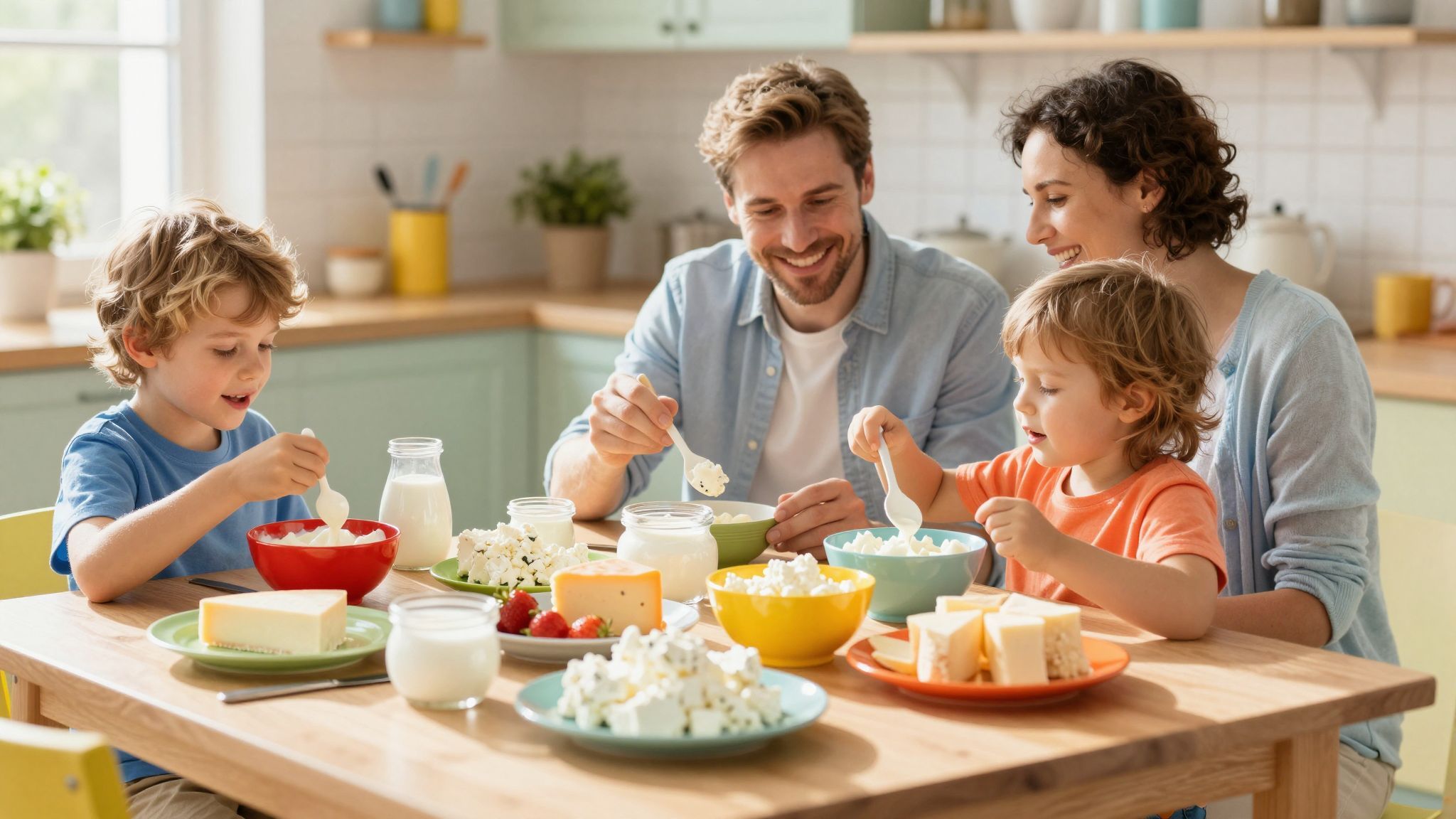 A tejtermékek segítik a növekedési ugrások támogatását.