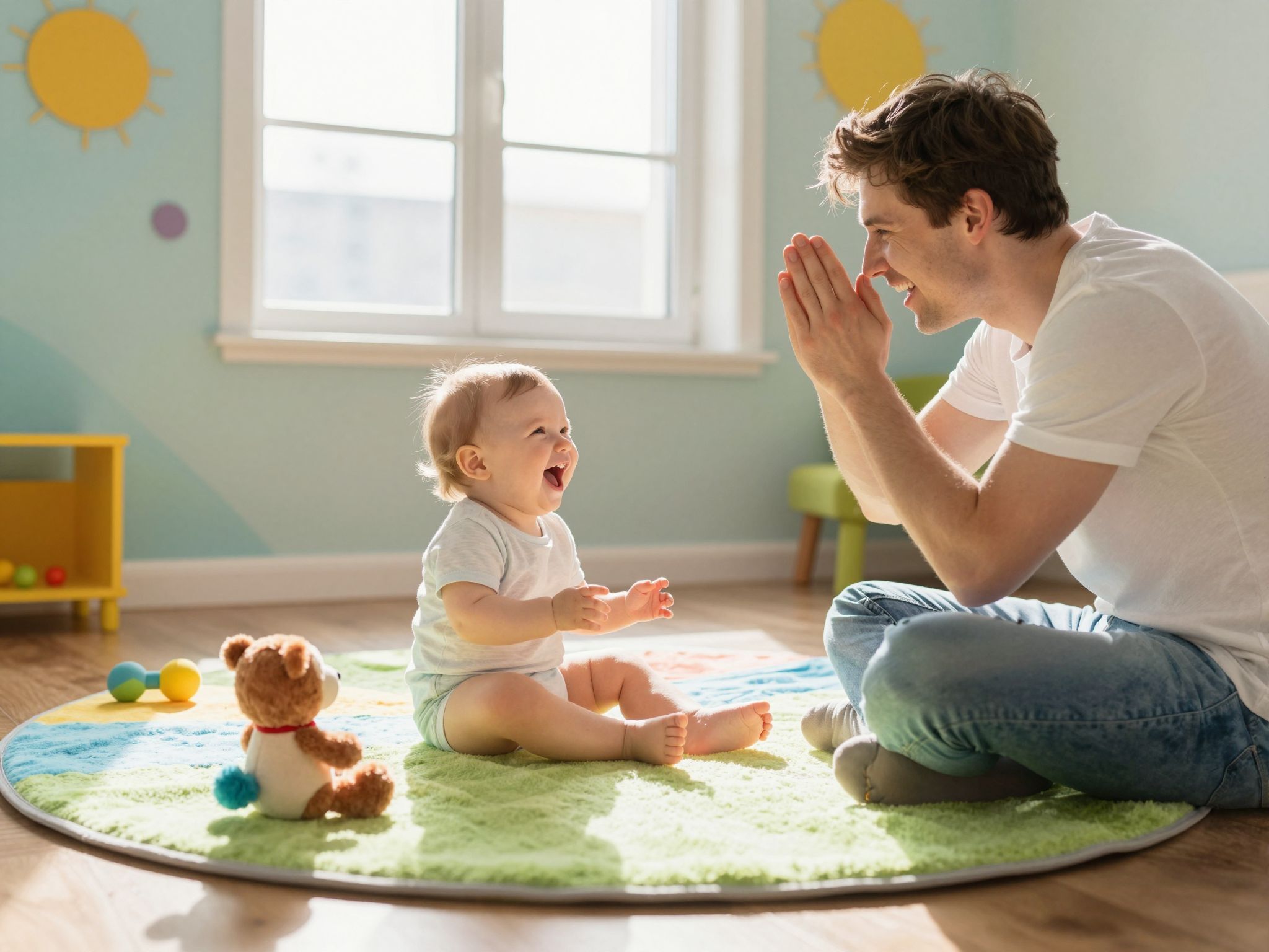 A kukucs-játék erősíti a nyelvi készségek fejlődését.