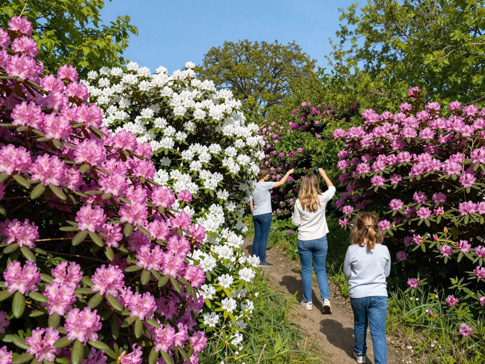 A kámbai rhododendronok különleges fajtái lenyűgöző szépségűek.