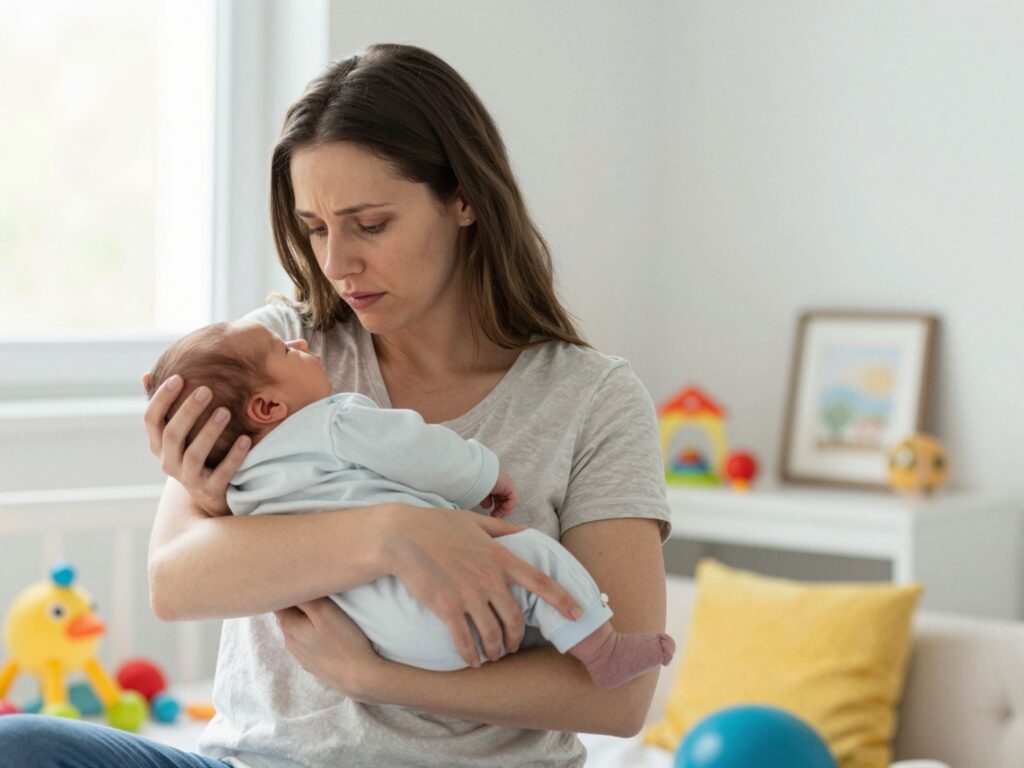 A szülés utáni szorongás tünetei: nem csak baby blues létezik