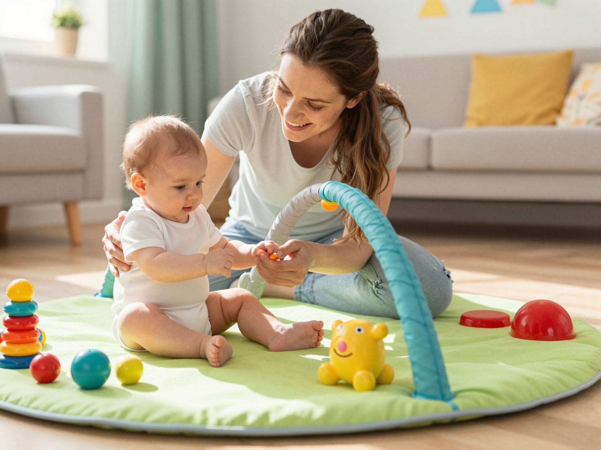 A természetes fejlődés segíti a baba önálló felfedezését.