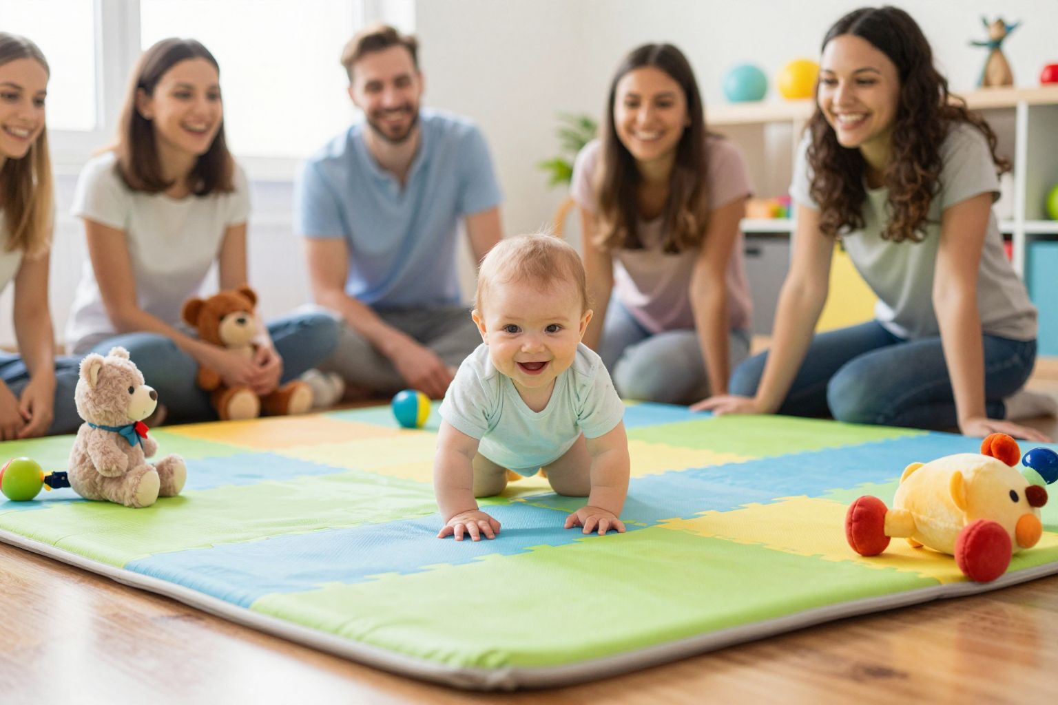 A babák kúszással tanulják meg az önálló mozgást.