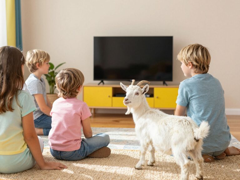 Amikor a valóság felülmúlja a képzeletet: így került egy kecske a tévénk mellé