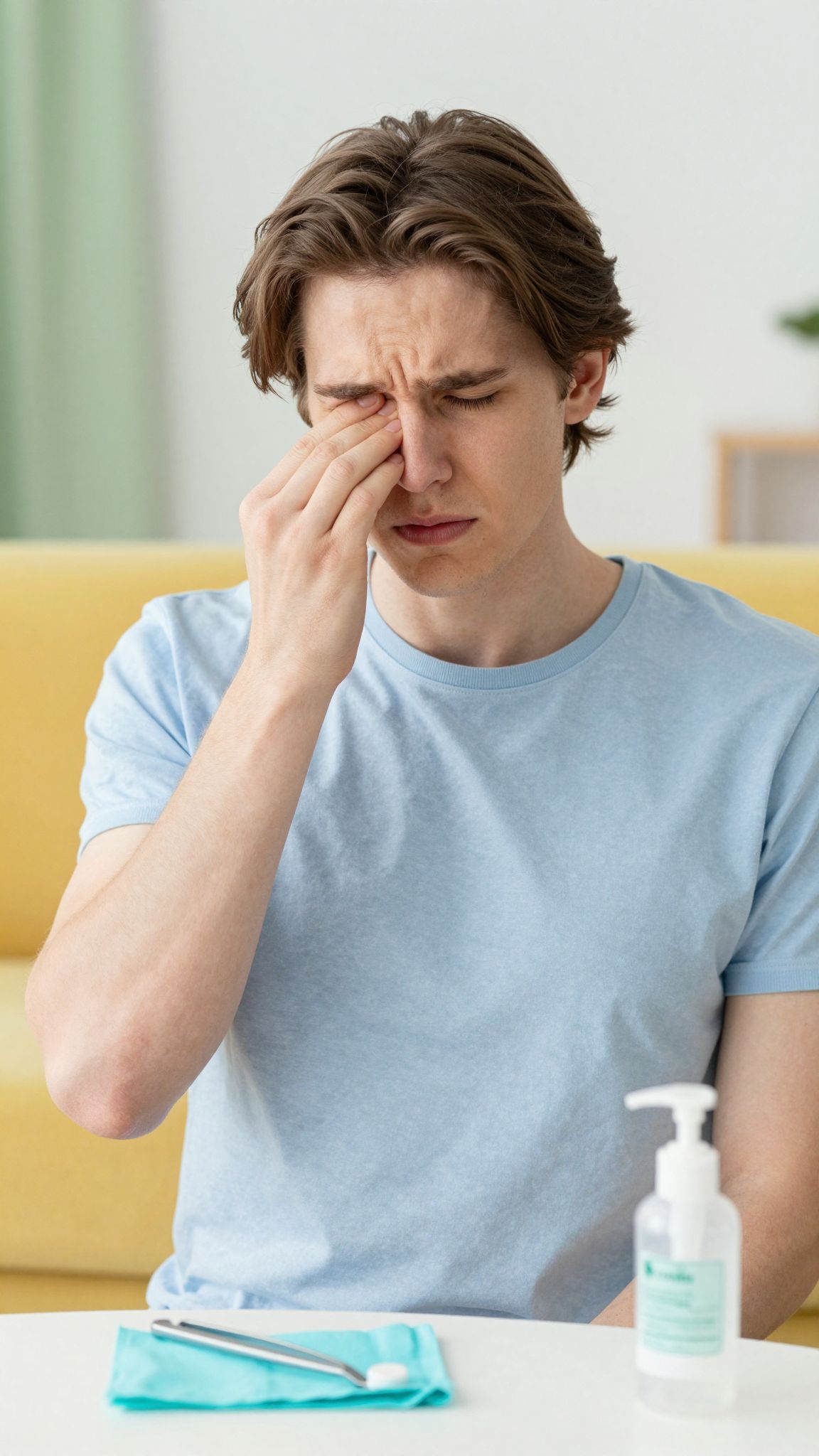 Szemsérülés esetén azonnali orvosi segítség szükséges!