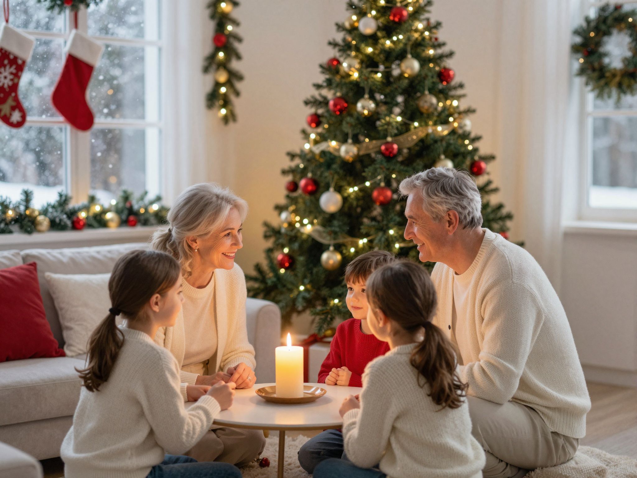 A negyedik gyertya a szeretet és remény üzenetét hordozza.