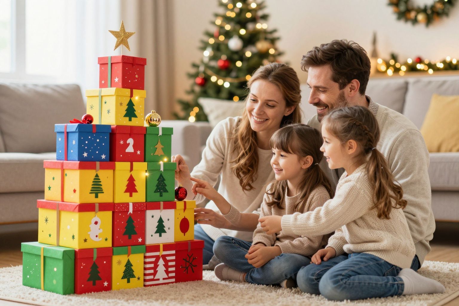 Az adventi naptár segíti a gyerekek türelmének fejlesztését.