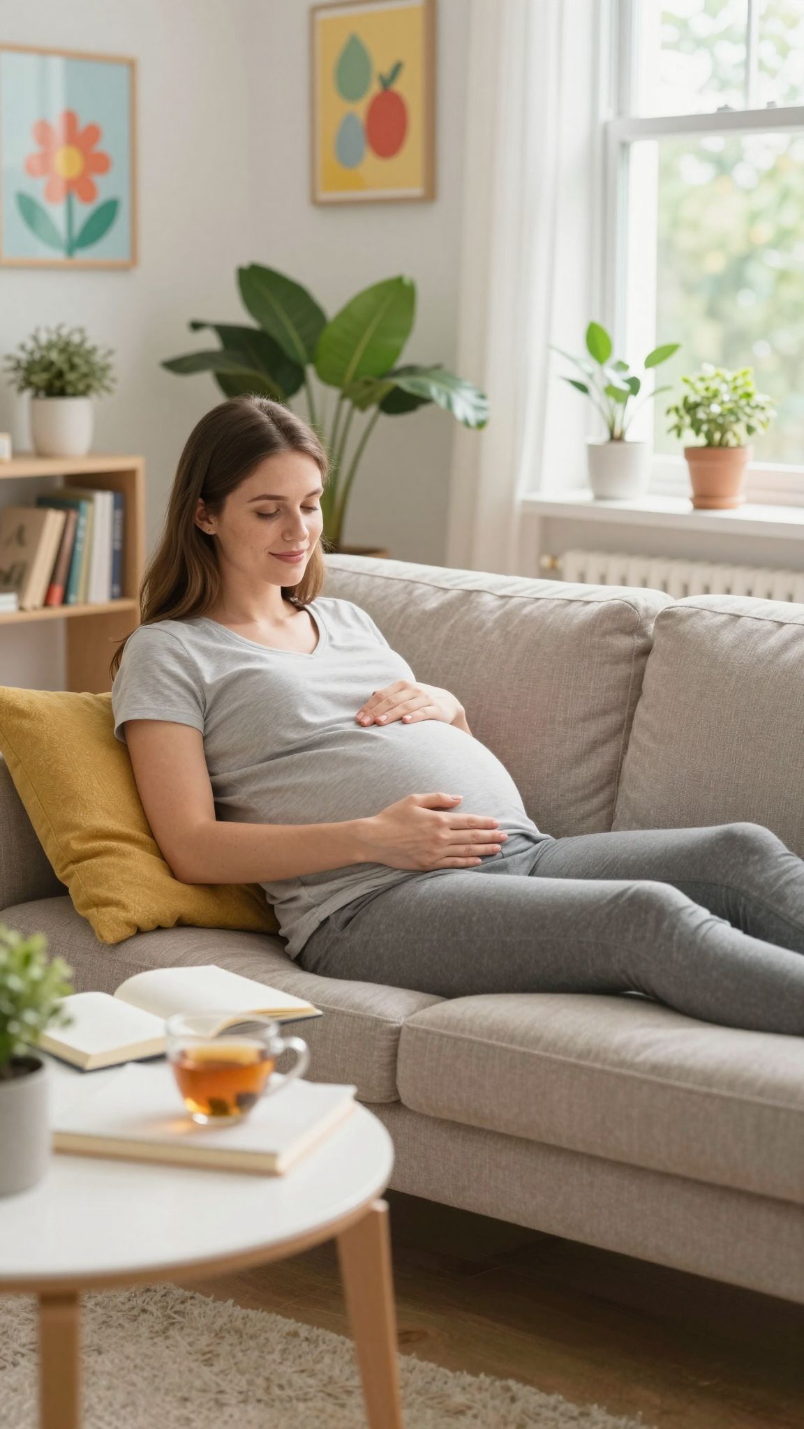 A második trimeszterben a hormonok stabilizálódnak, harmónia teremtve.