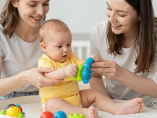 Az első fogások: hogyan segítheted az újszülött babád finommotorikus fejlődését?