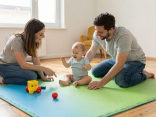 Az első közös játékok: egyszerű, de fejlesztő tevékenységek csecsemőknek