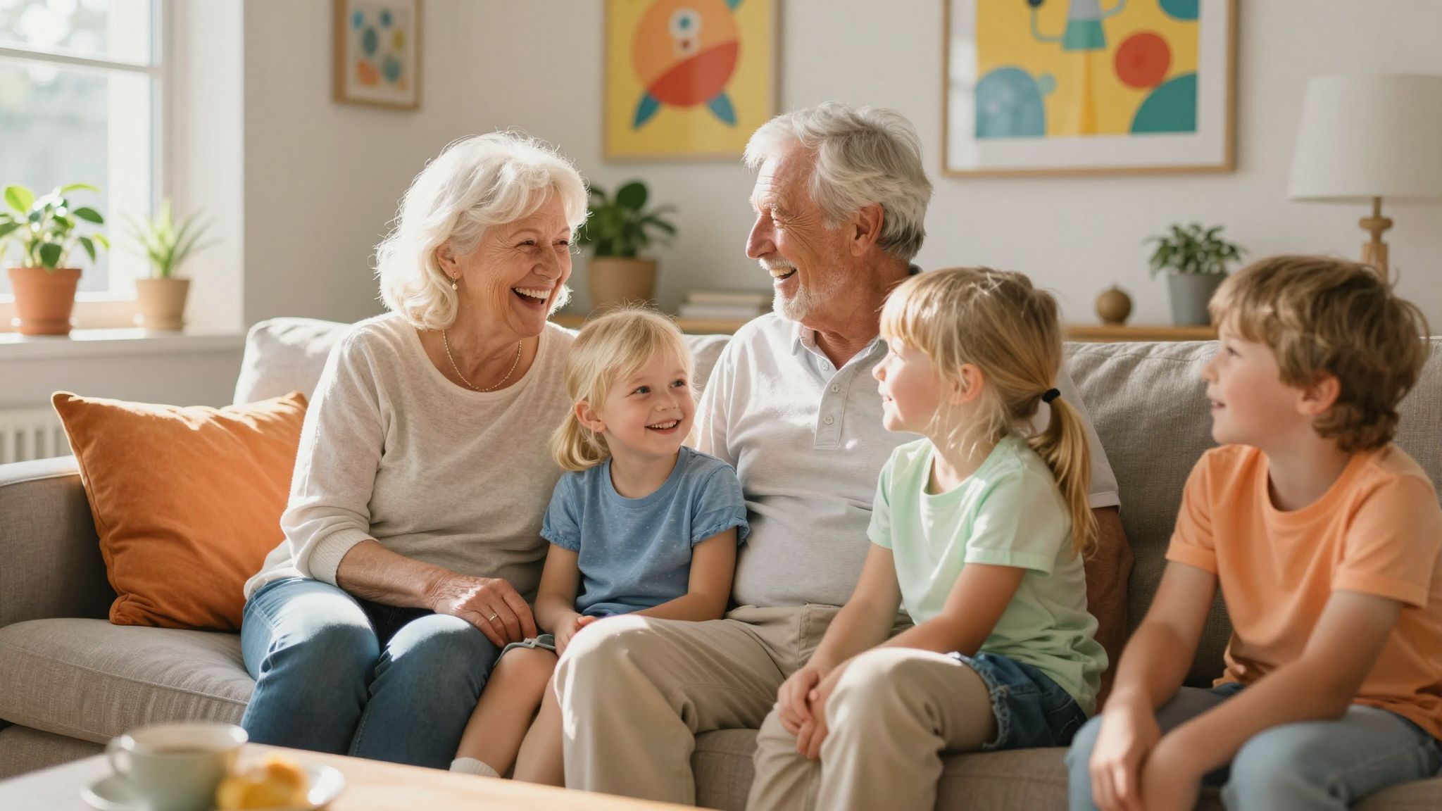 A nagyszülők tanítják az empátiát és a figyelmet.