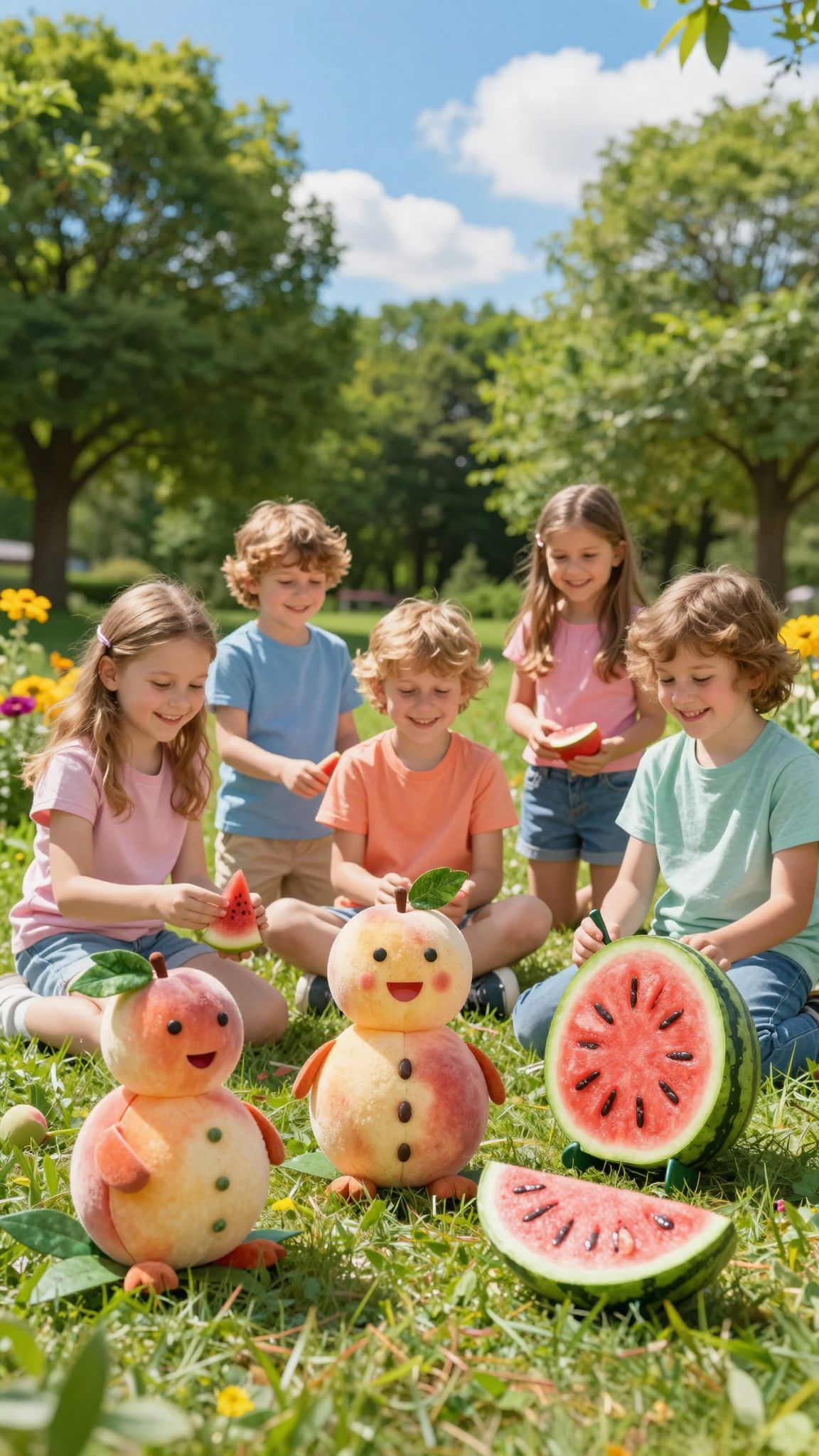 A barackmag figurák serkentik a gyerekek kreativitását.