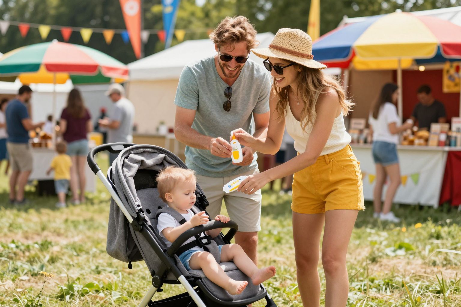 A megfelelő fényvédő használata elengedhetetlen a babának.