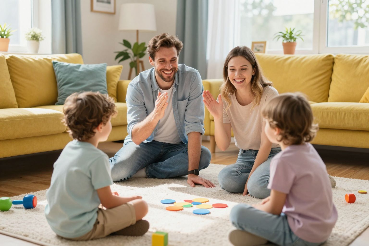 A szülői jelenlét erősíti a gyermek érzelmi biztonságát.