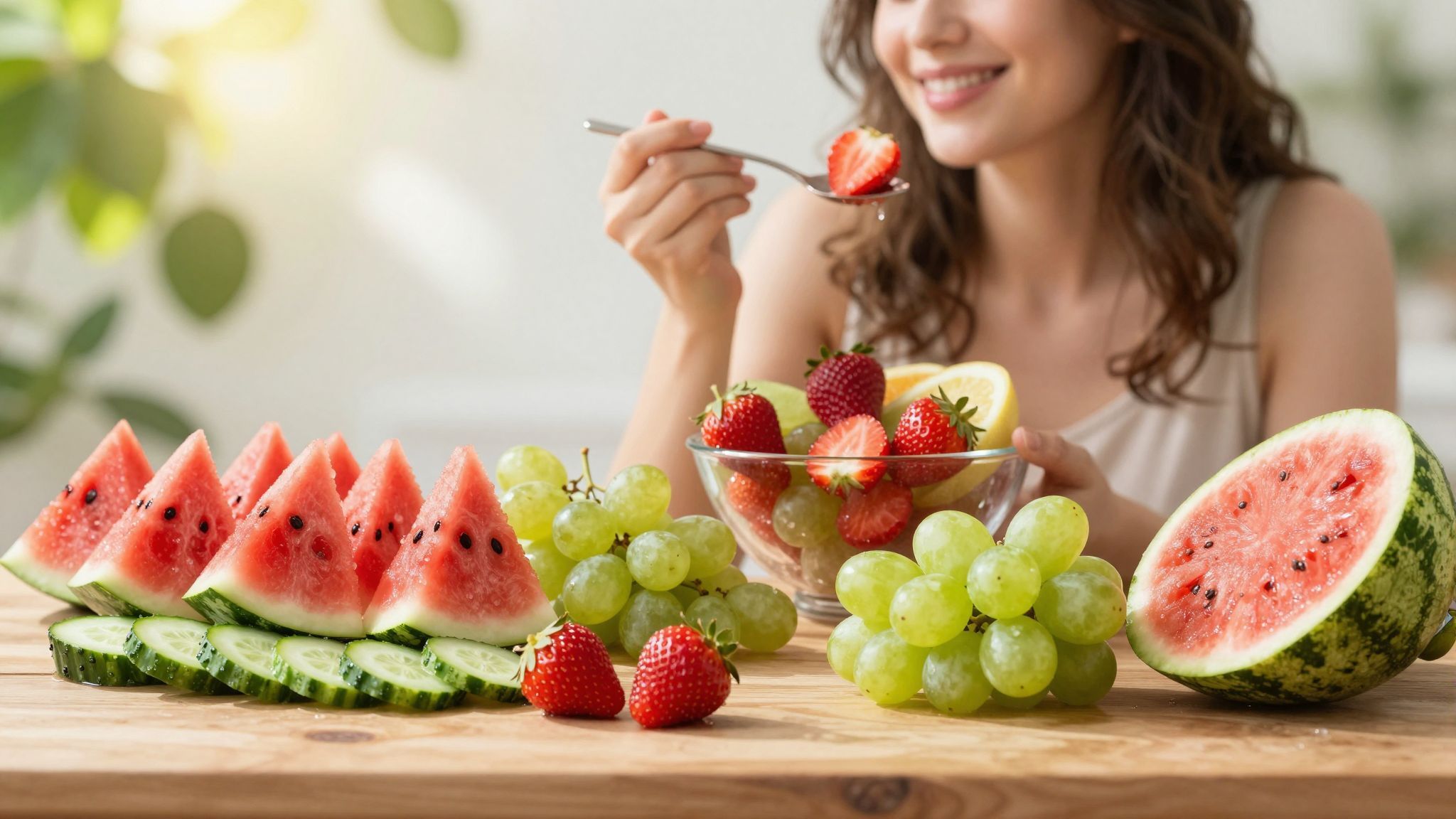 Zöldségek és gyümölcsök: természetes vízforrásaink a hidratáláshoz.