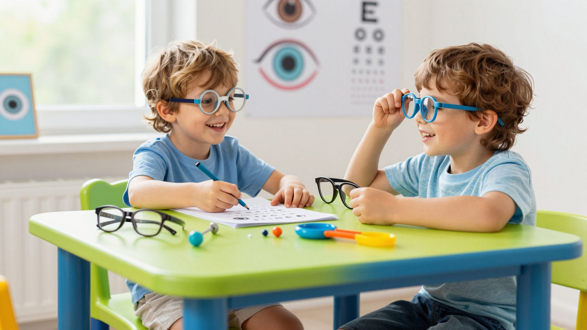 A korai szűrés segíthet a fénytörési hibák megelőzésében.