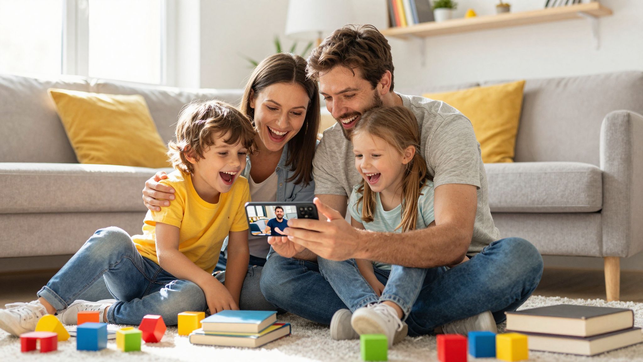 A szülők humora a nehéz pillanatokban is segít.