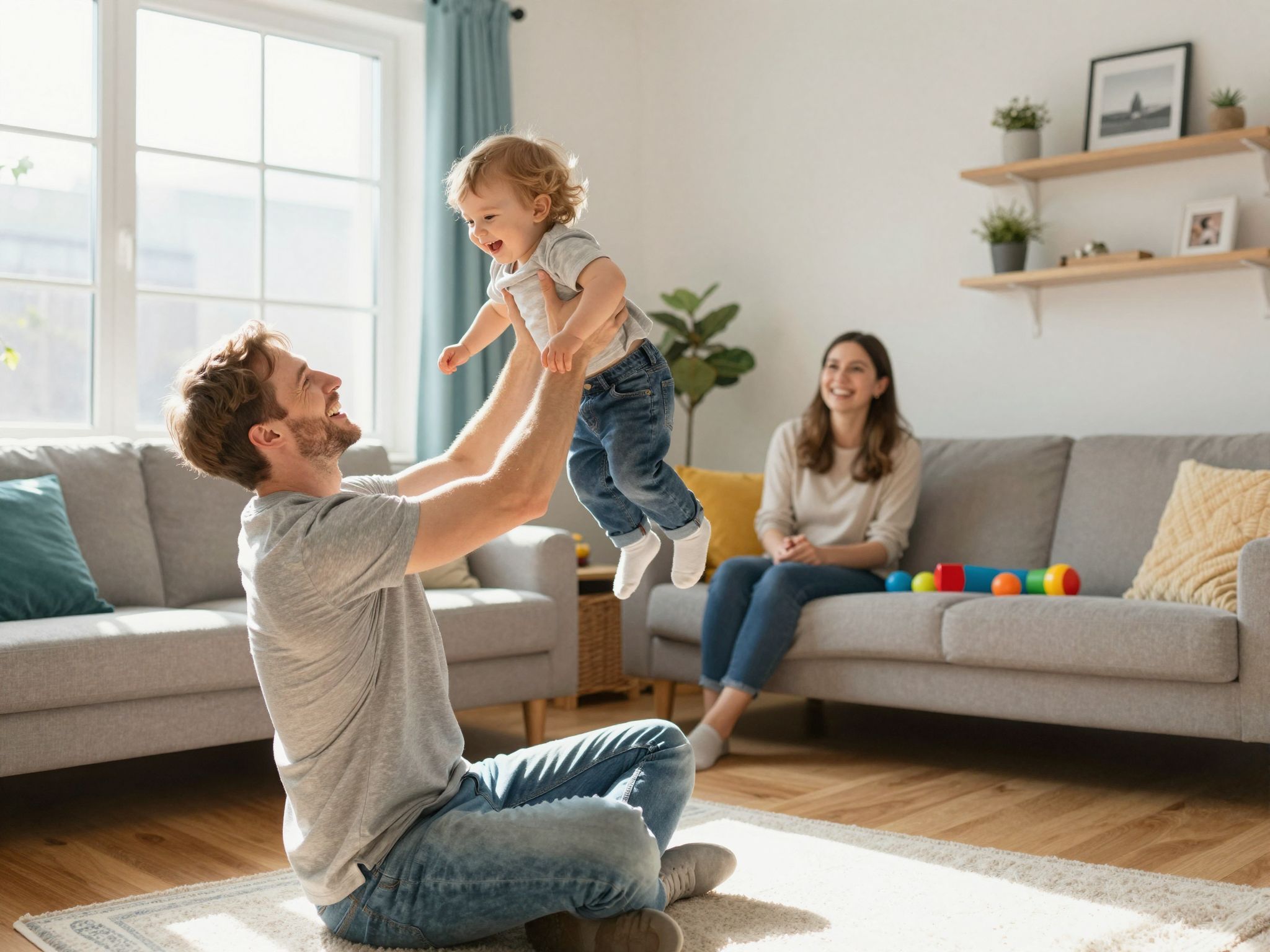 Az apai jelenlét növeli a gyermek érzelmi fejlődését.