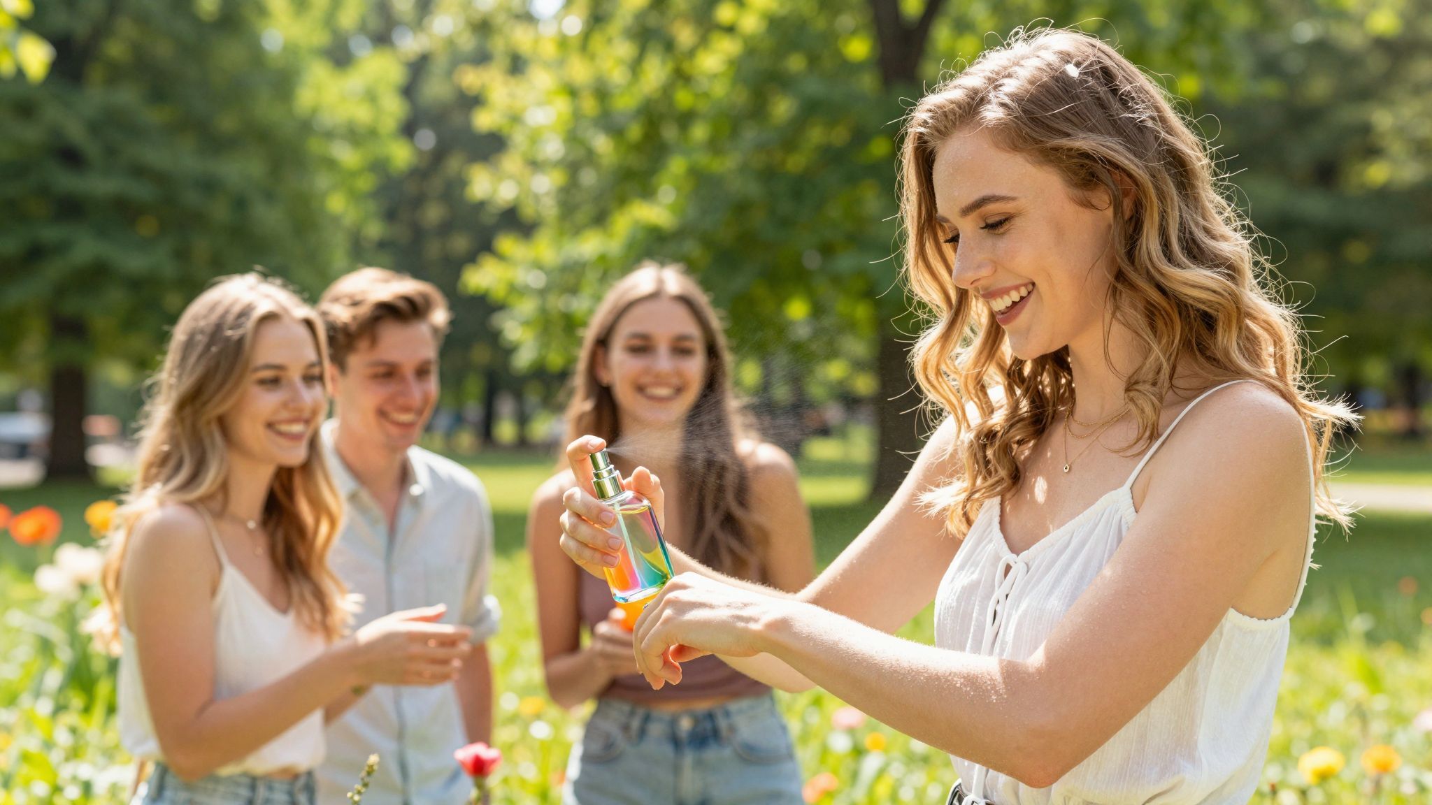 Az eau de toilette könnyedebb, mint az eau de parfum.