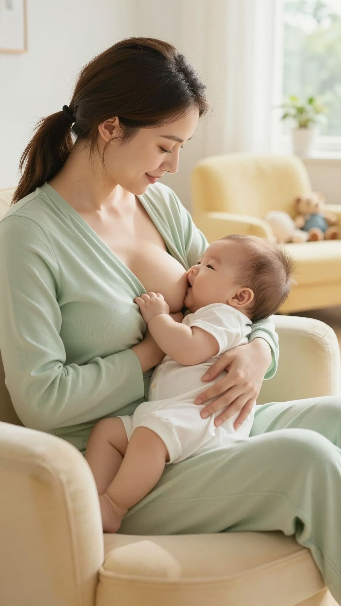 A gyakori tévhit, hogy a szoptatás fájdalmas kell, hogy legyen.