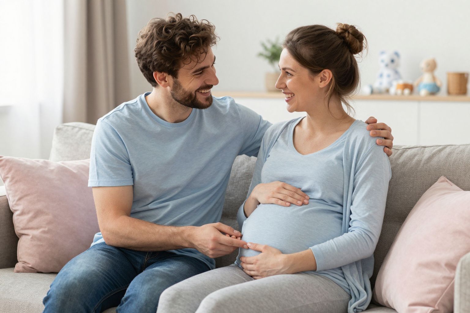 Beszélgess a babával, hogy erősödjön a kapcsolatotok.