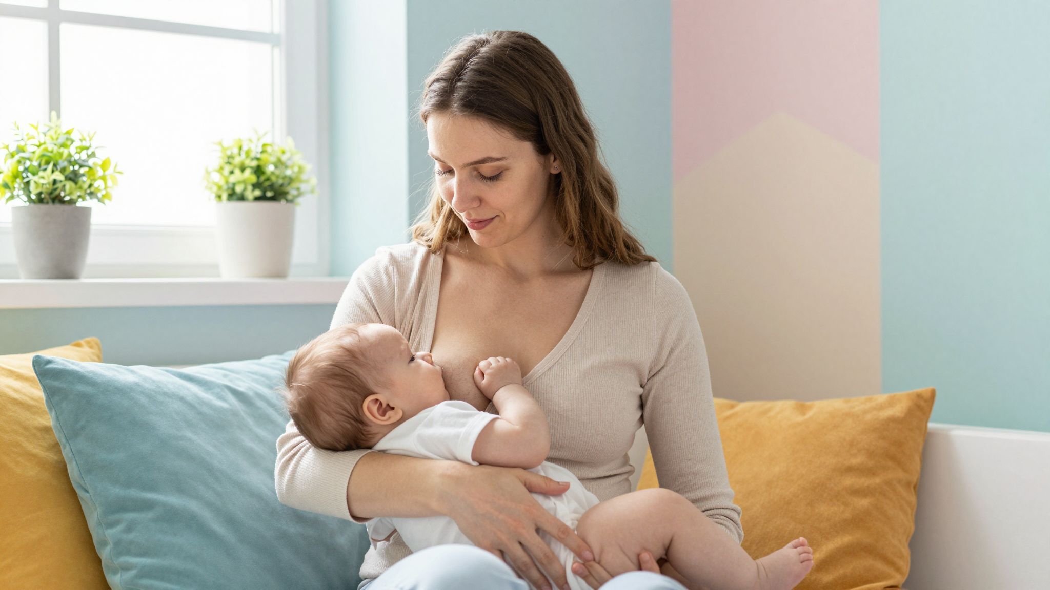 A szoptatás csökkentheti az oltás okozta fájdalmat.