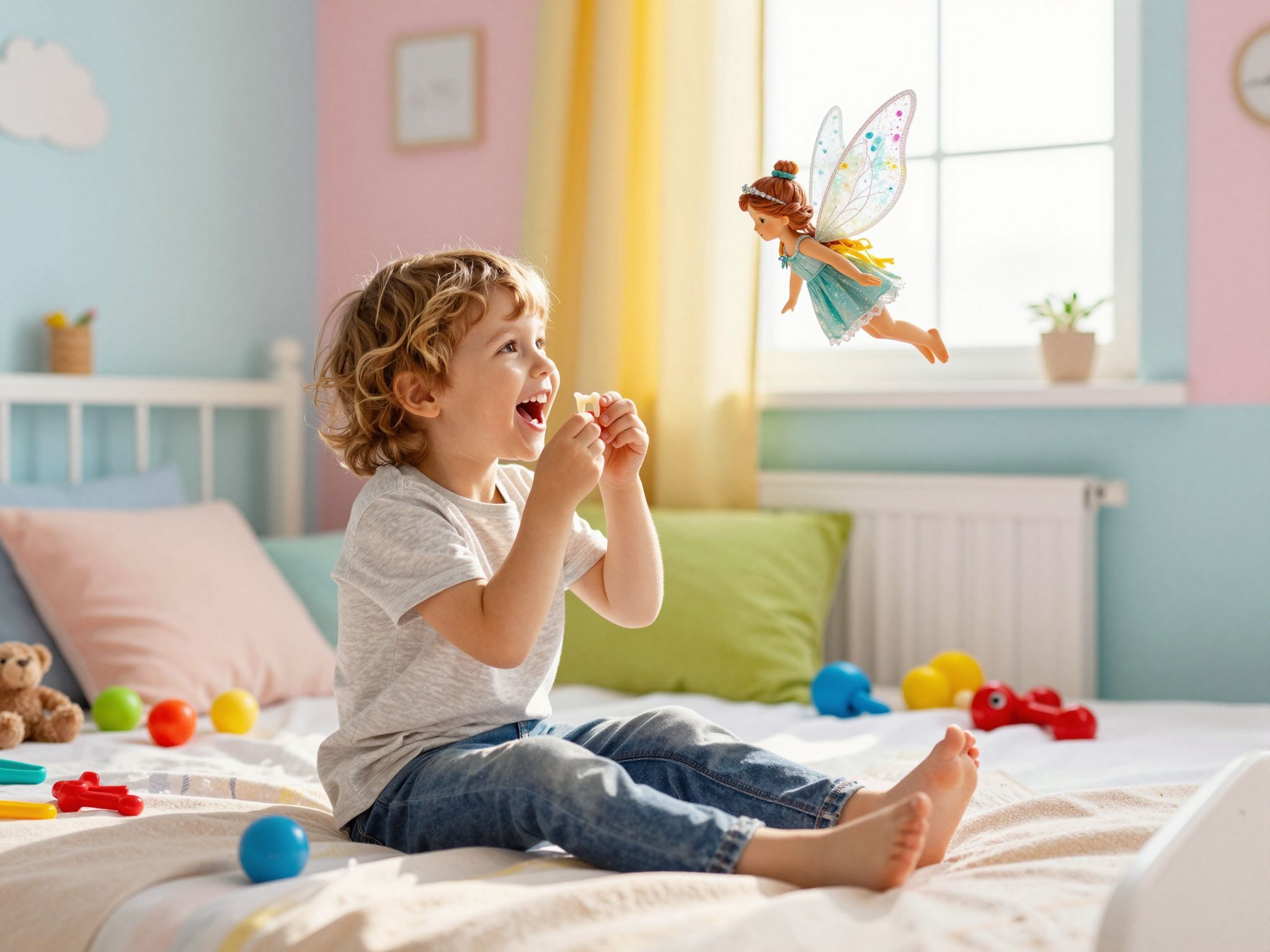 A Fogtündér szimbolizálja a fogak elvesztésének varázsát.