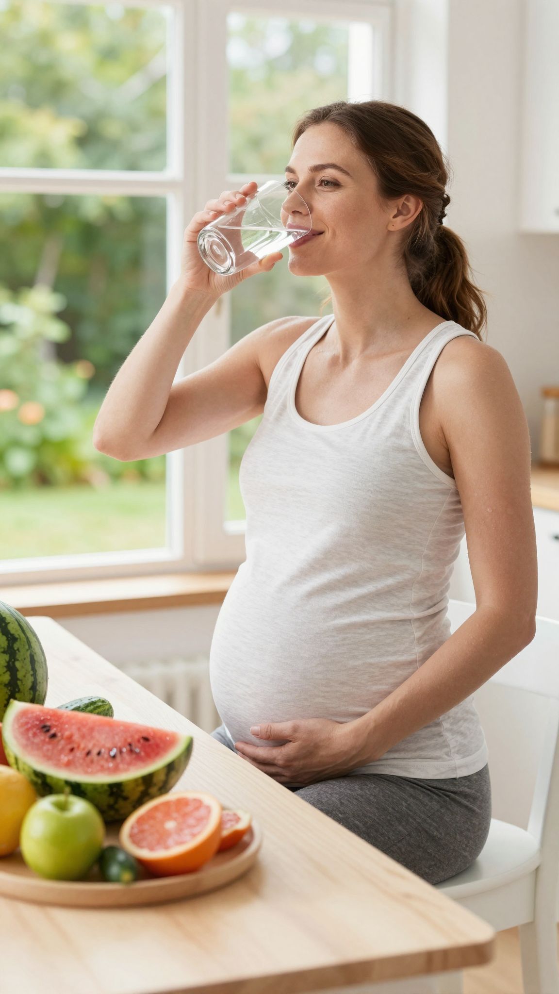 A megfelelő vízfogyasztás növelheti a magzatvíz mennyiségét.