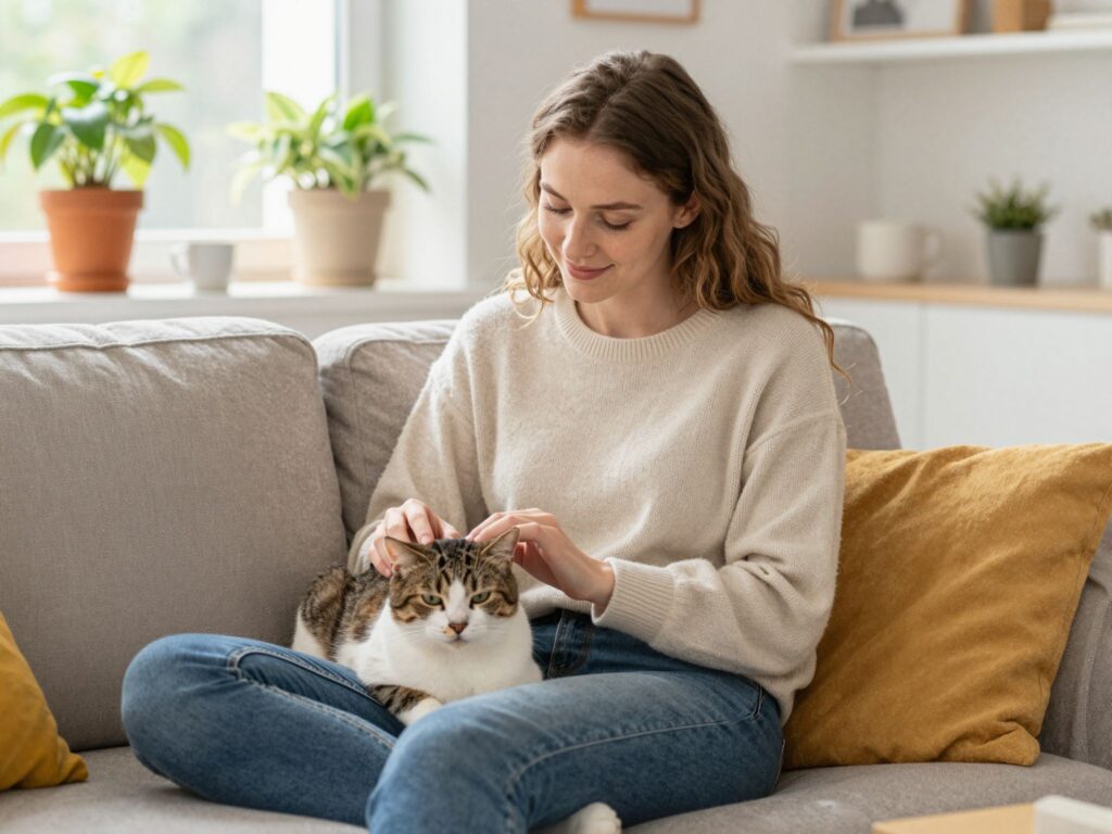 Hogyan csökkentik a macskák a stresszt és a szorongást? A terápiás hatás magyarázata