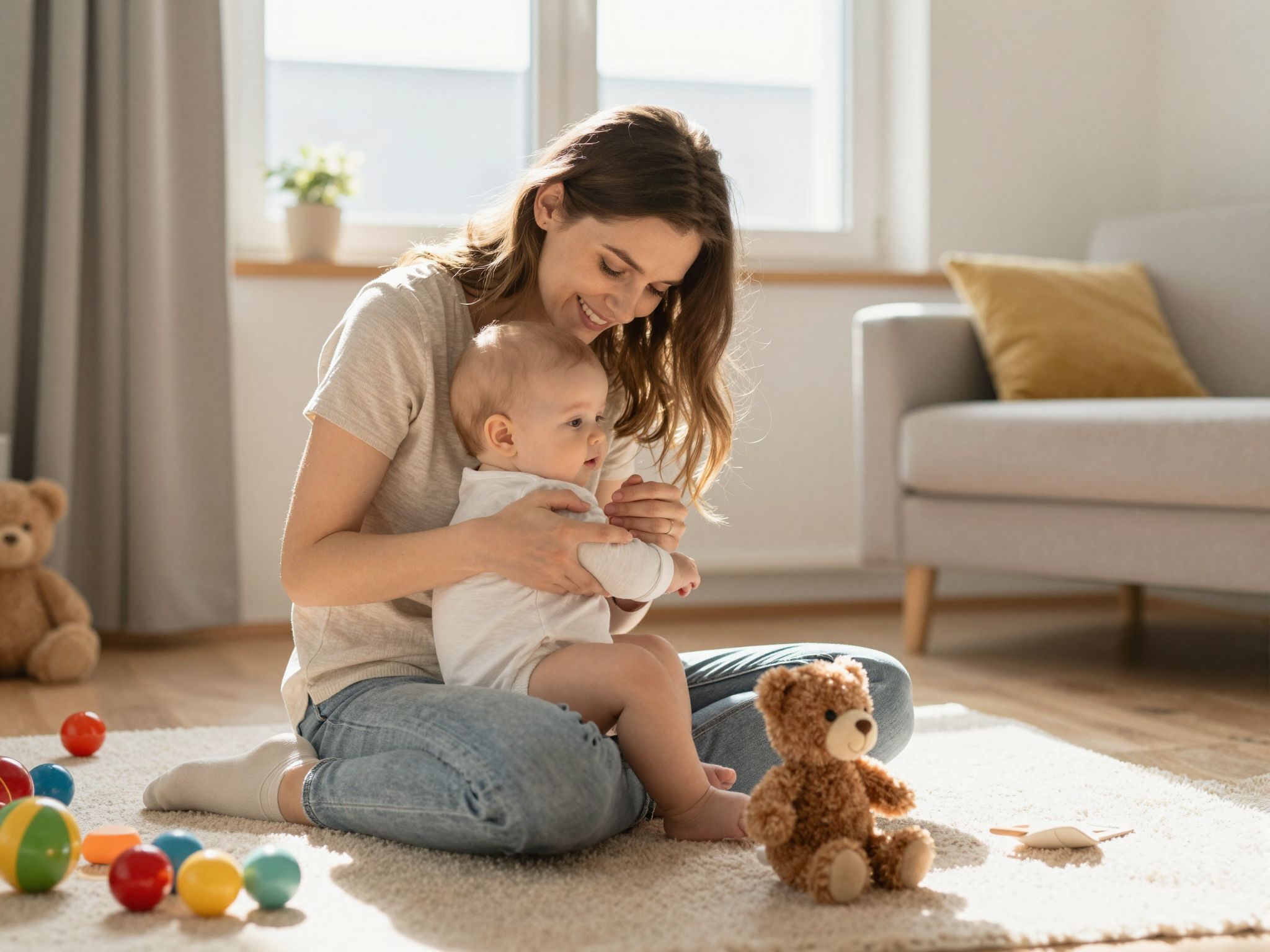 Szülői hang és játék segíti a kötődést.