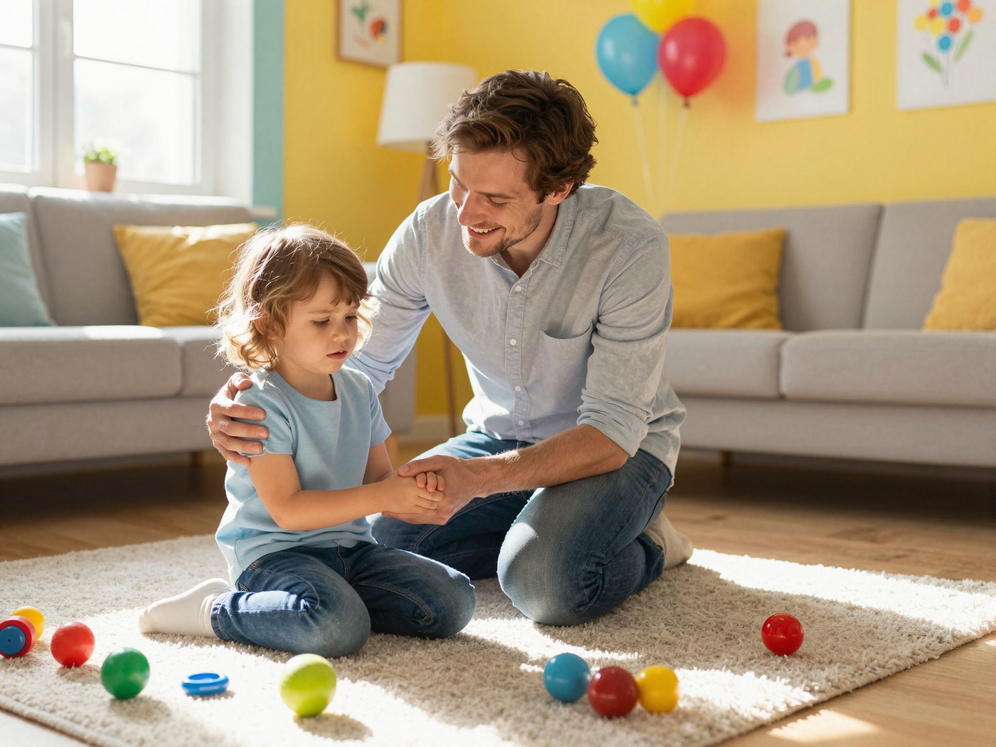 Bátorítsd, hogy ossza meg érzéseit, hallgasd meg figyelmesen.