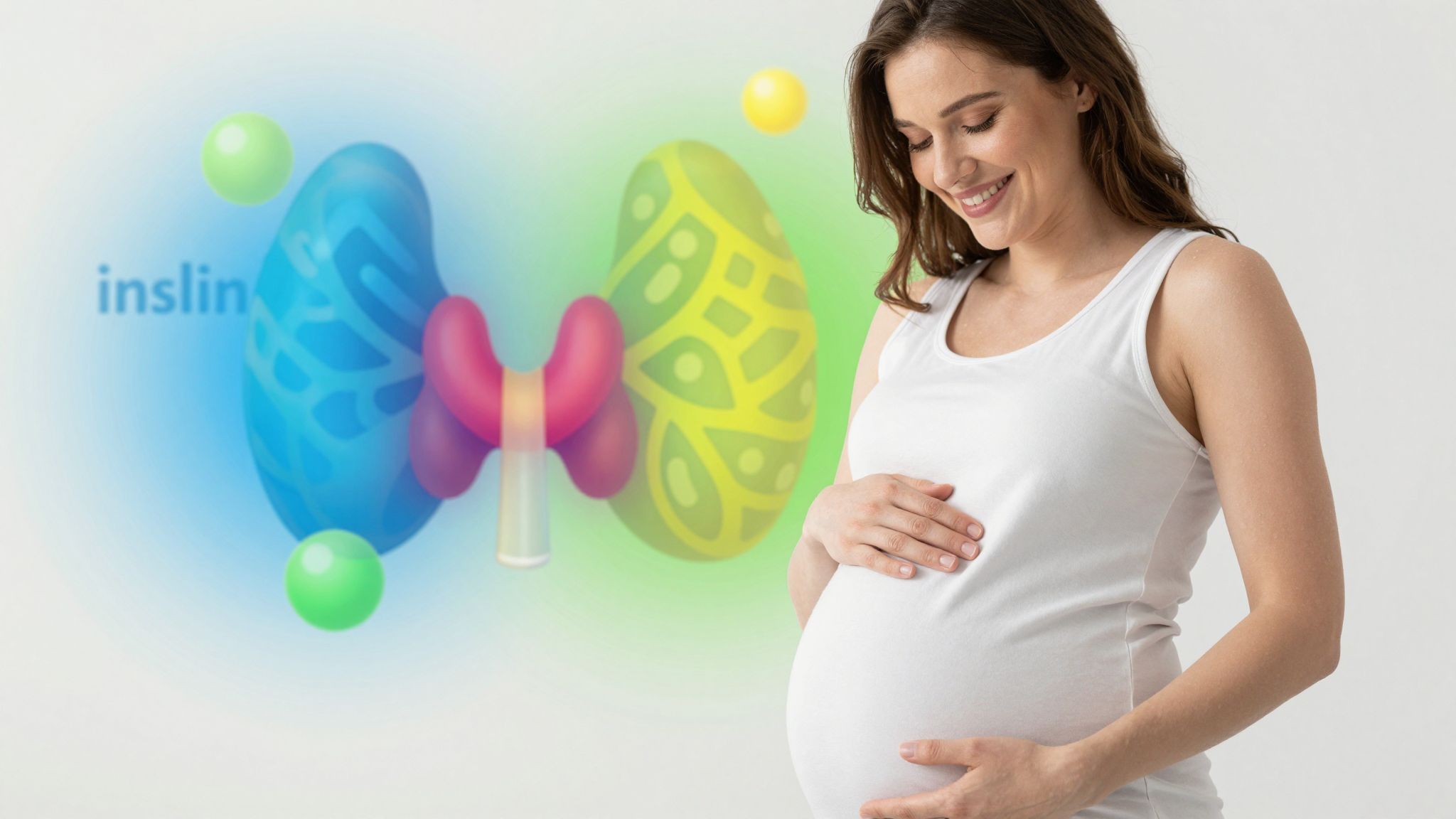 Az inzulin és pajzsmirigyhormonok szabályozzák a terhesség alakulását.