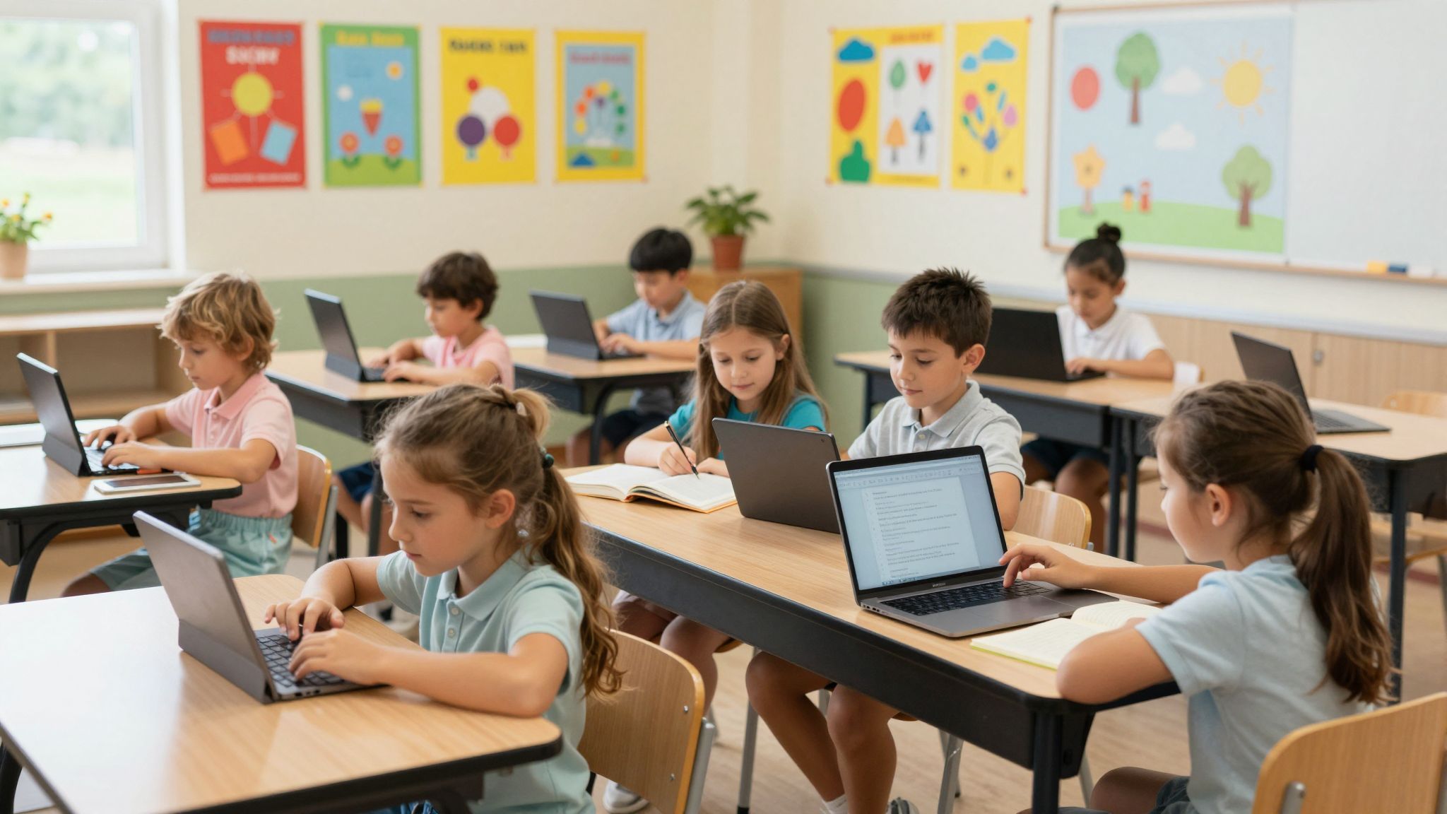 Az iskoláskorú gyerekek digitális egyensúlyának kulcsa a tervezés.