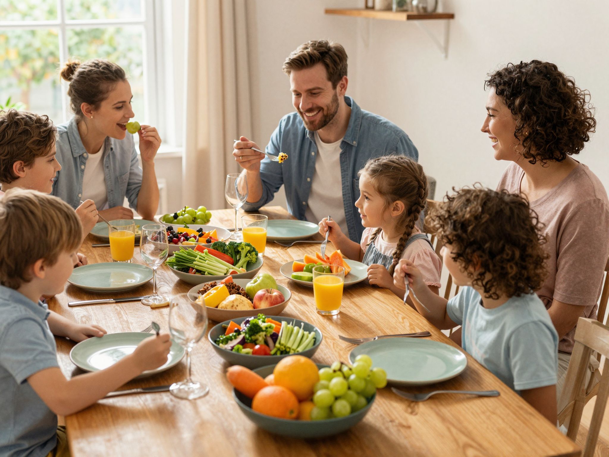 A közös étkezések erősítik a családi kötelékeket és hagyományokat.
