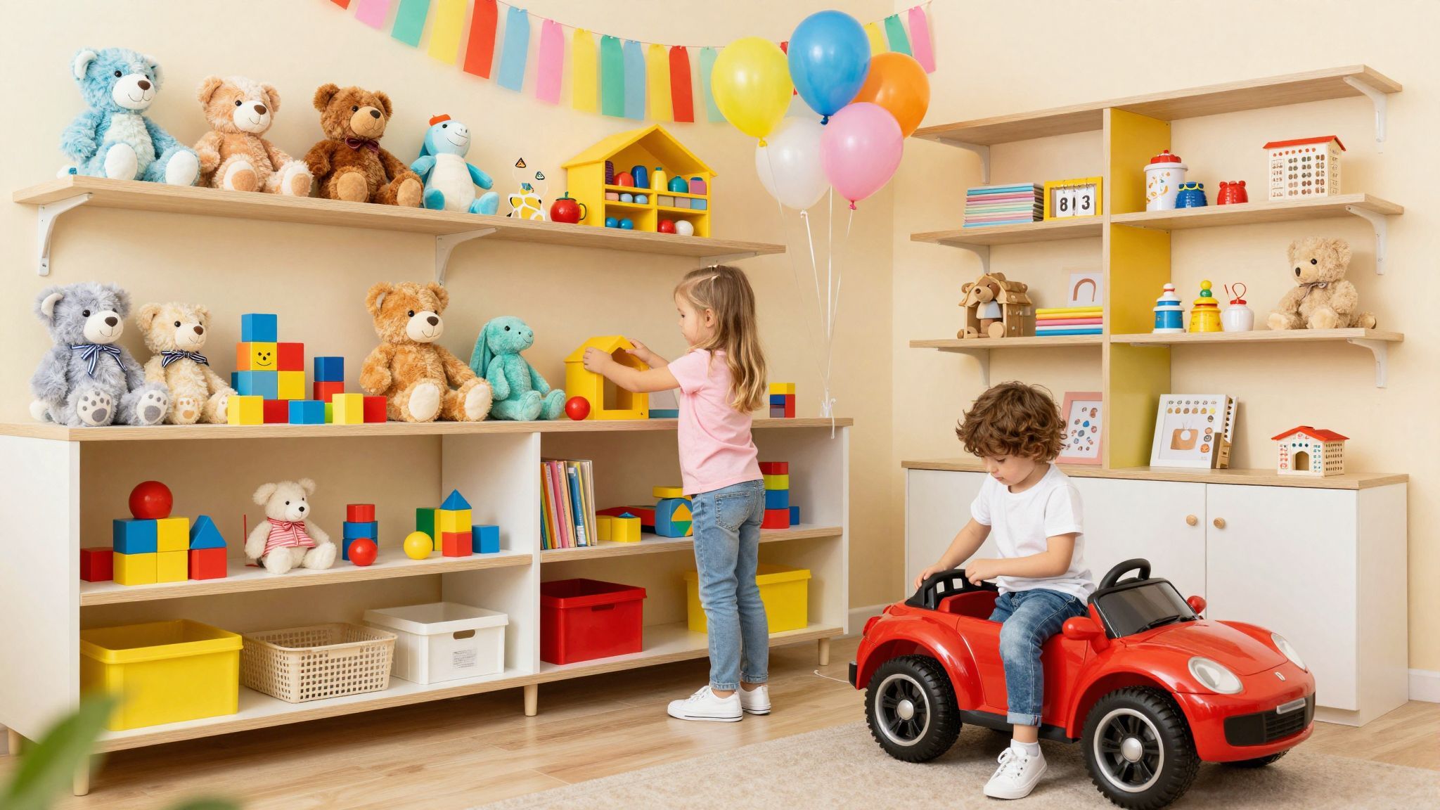 Rendezzen tematikus területeket a játékbolt élénkítésére!