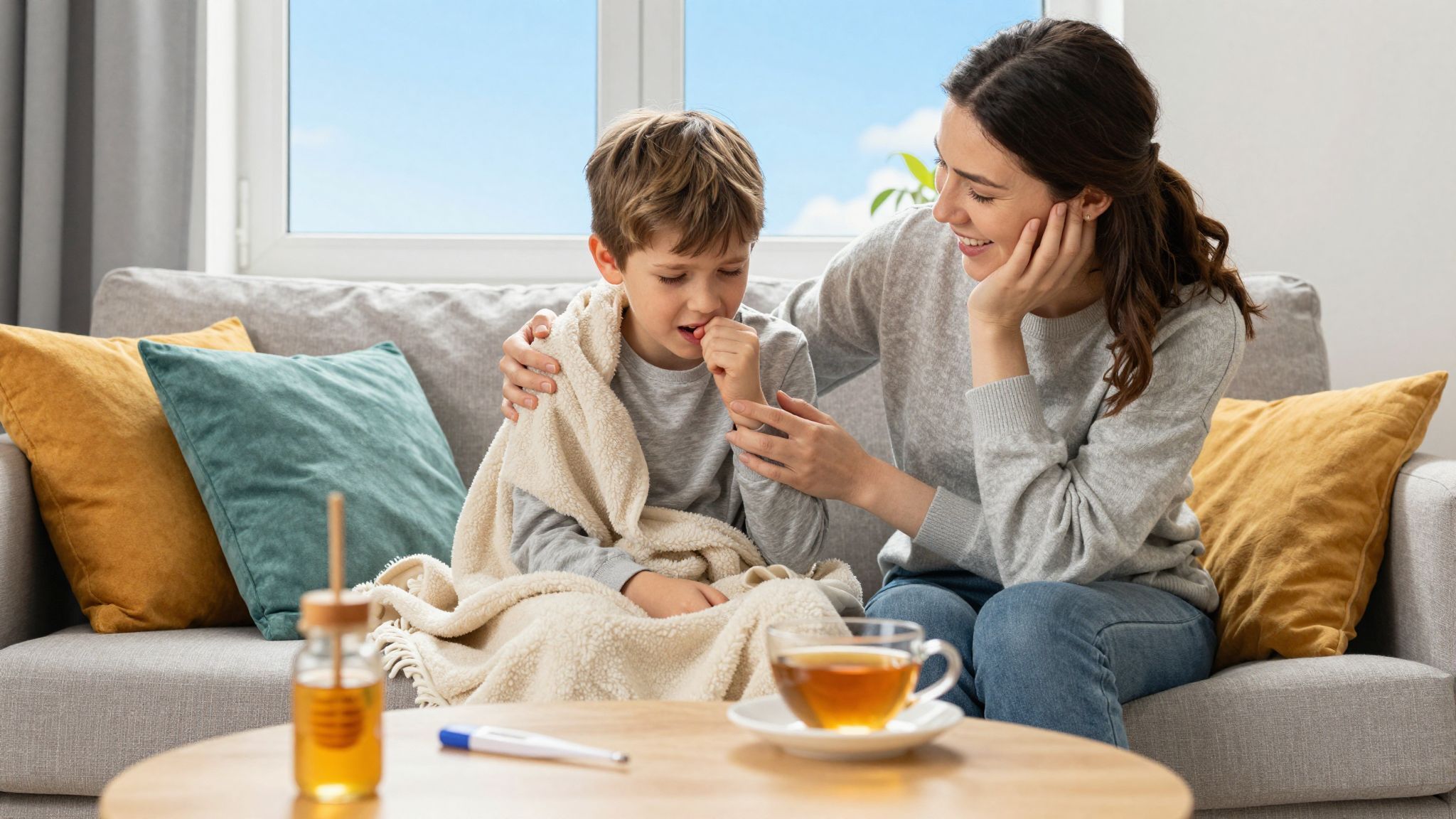 A lelki támogatás segít a gyerekek gyorsabb gyógyulásában.