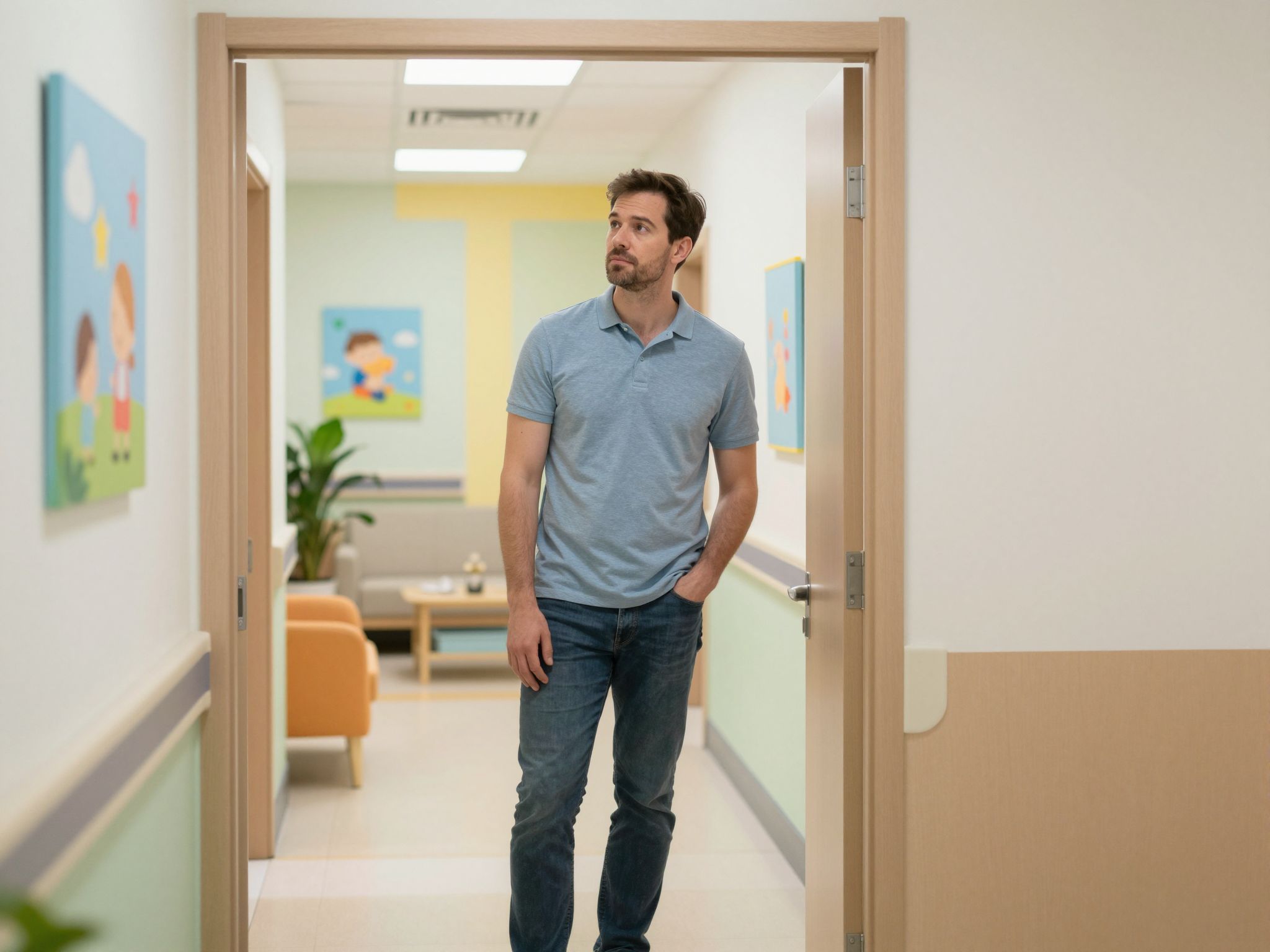 Néha az apa nyugalma segíthet a szülés folyamatában.