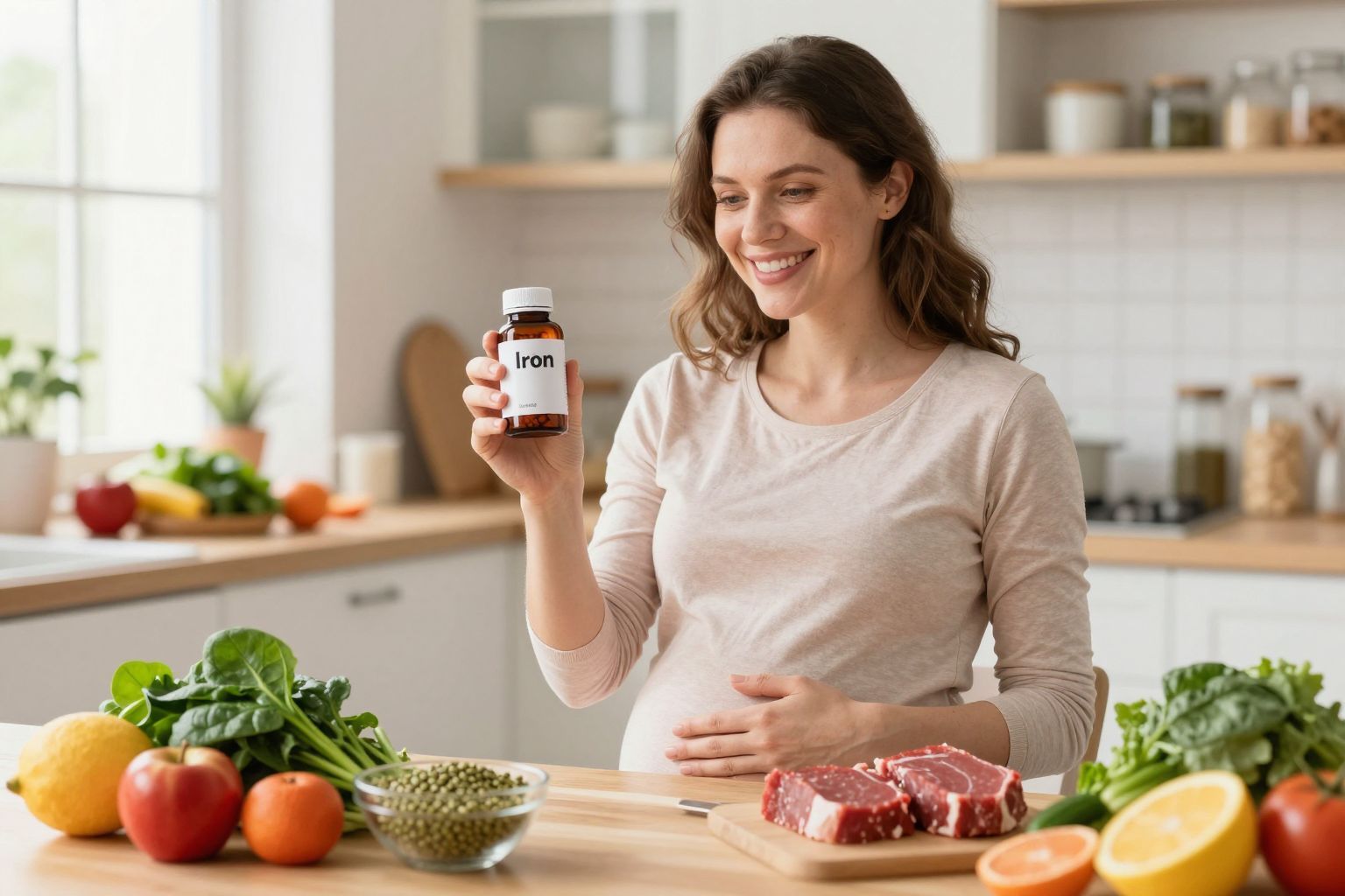 Terhesség alatt a vaspótlás a vashiányos állapot esetén szükséges.