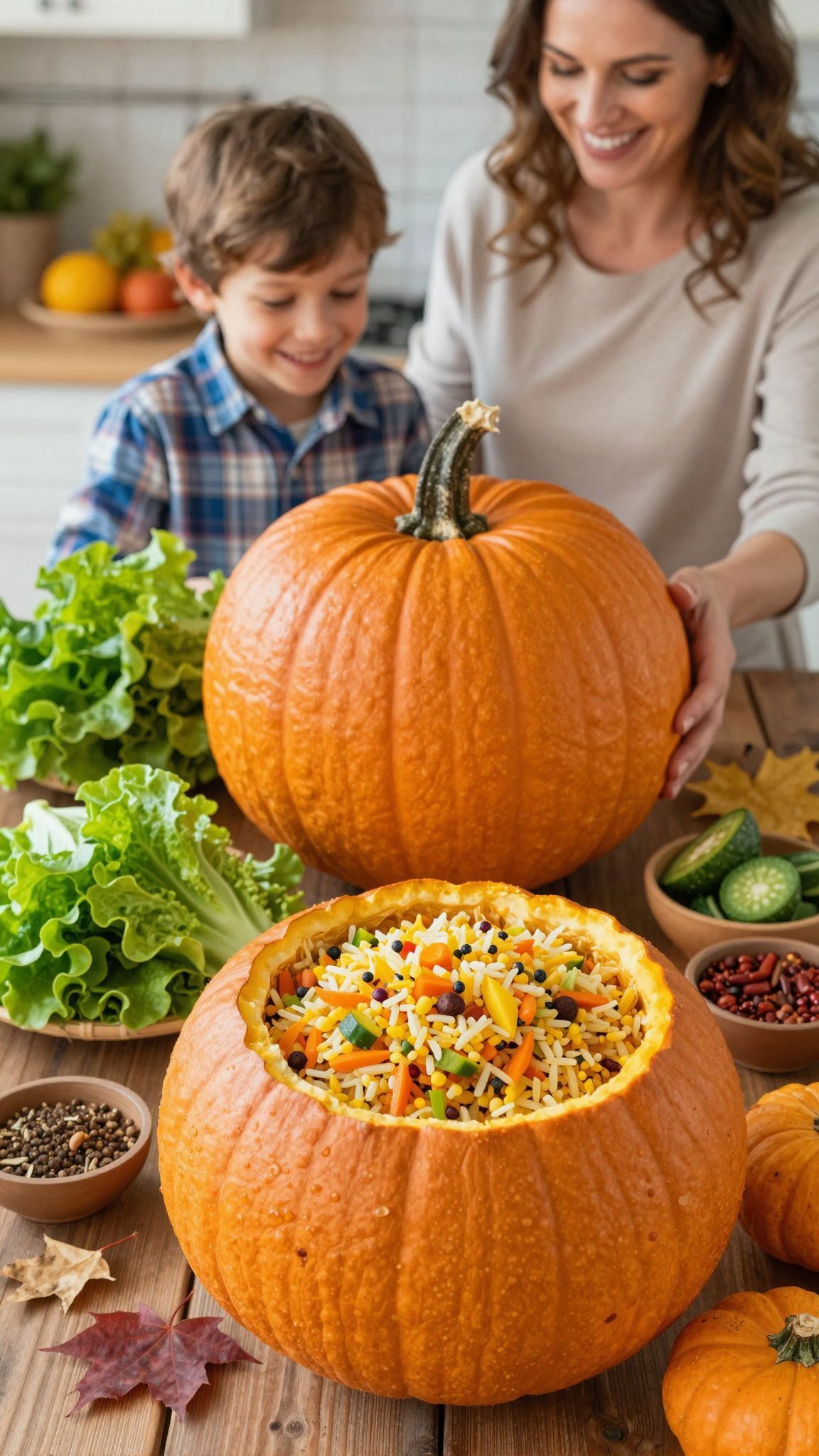 Kínálj friss salátát vagy joghurtot a sütőtökhöz!
