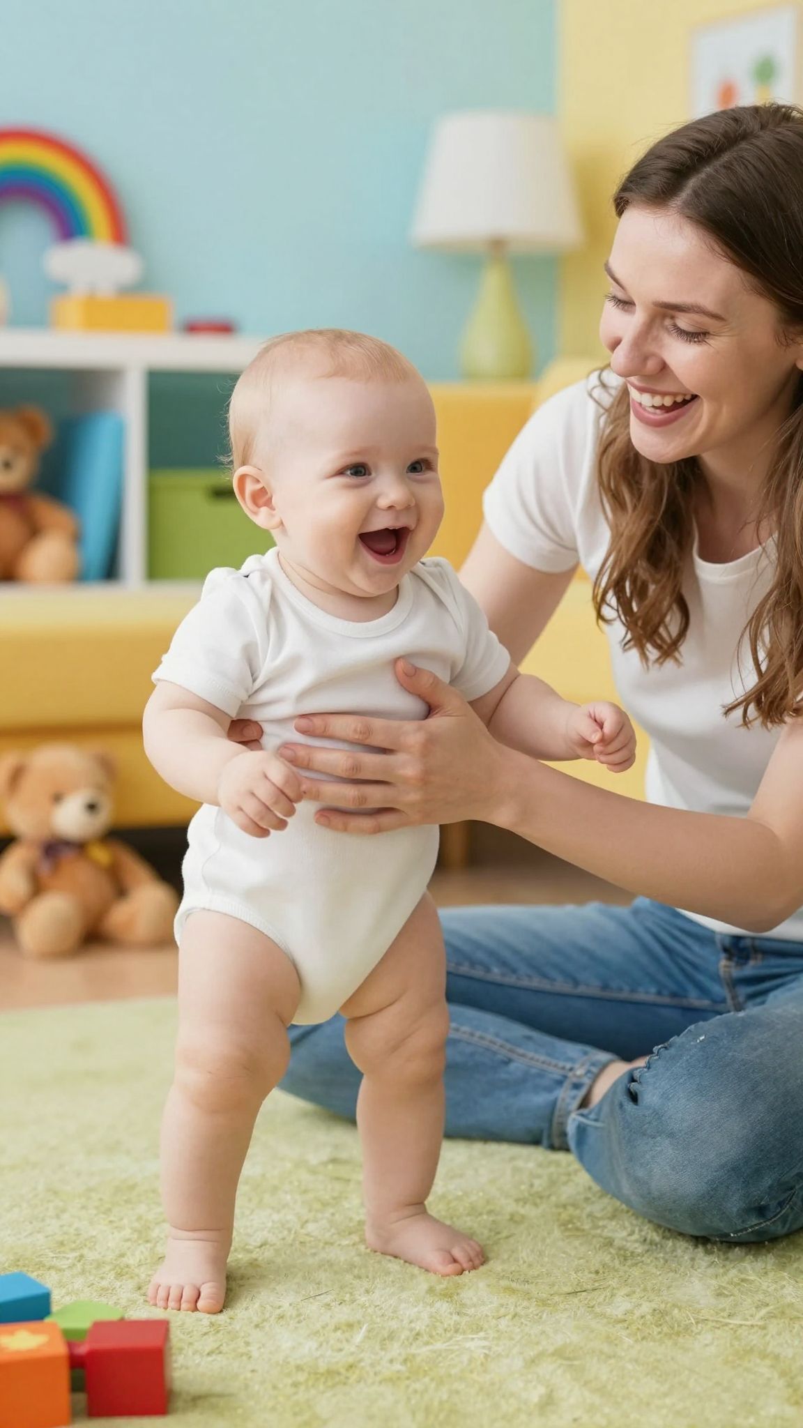 A kukucs-játék fejleszti a baba figyelmét és memóriaját.
