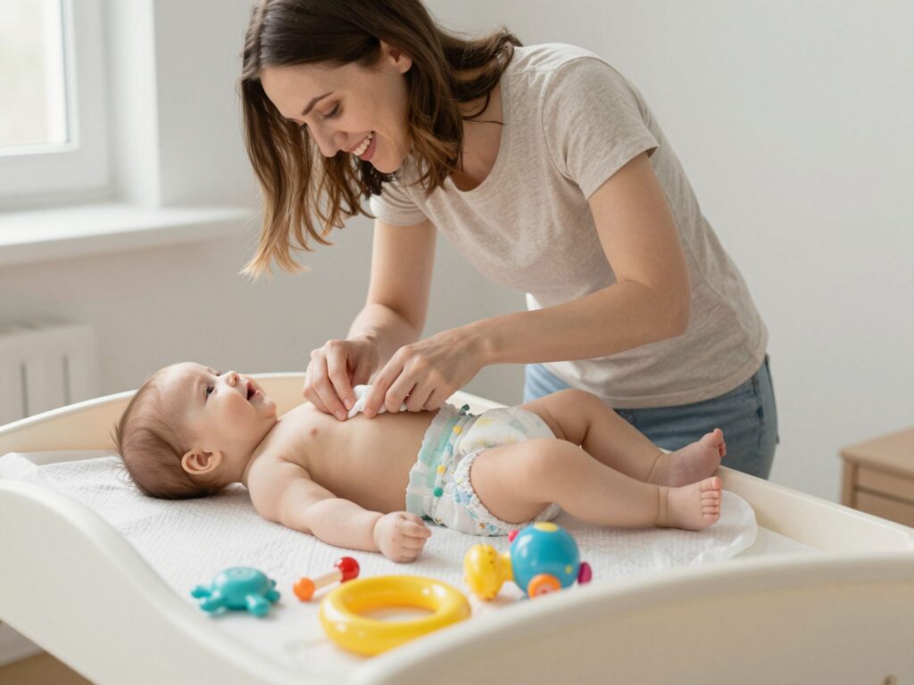 Pelenkázás stresszmentesen: tippek, hogy a pelenkacsere ne küzdelem legyen